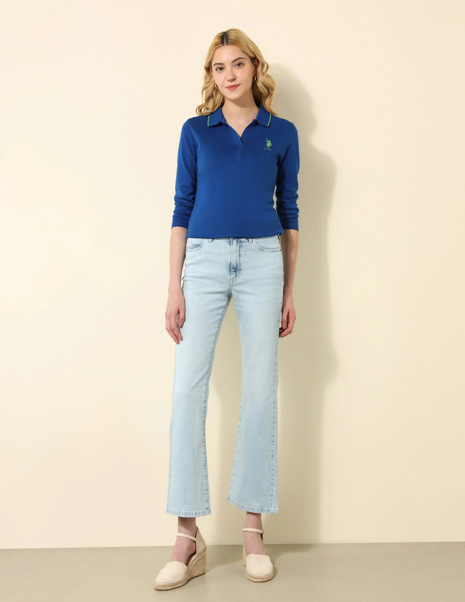Tipped Collar Regular Fit Polo Shirt - Image 4