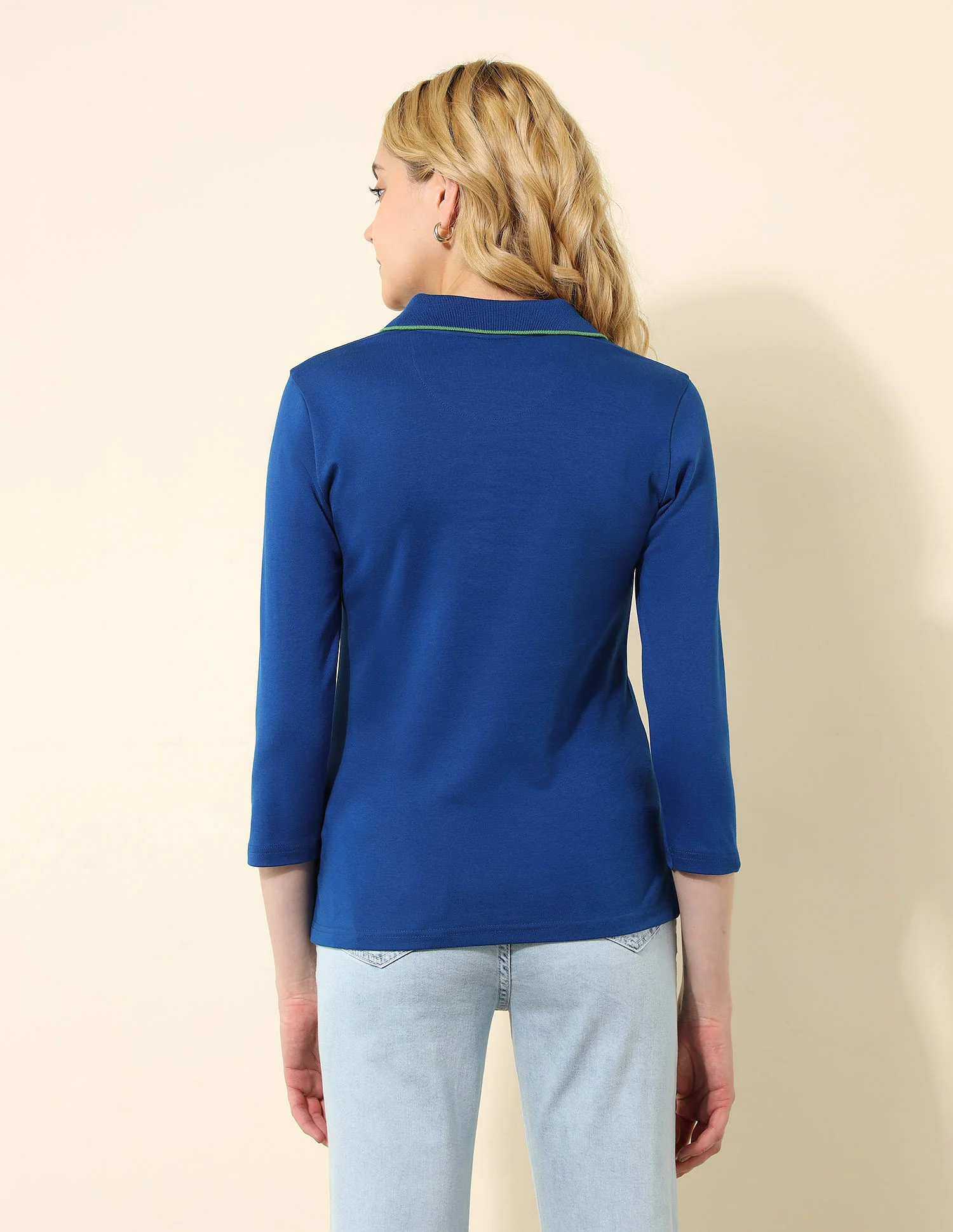 Tipped Collar Regular Fit Polo Shirt - Image 8