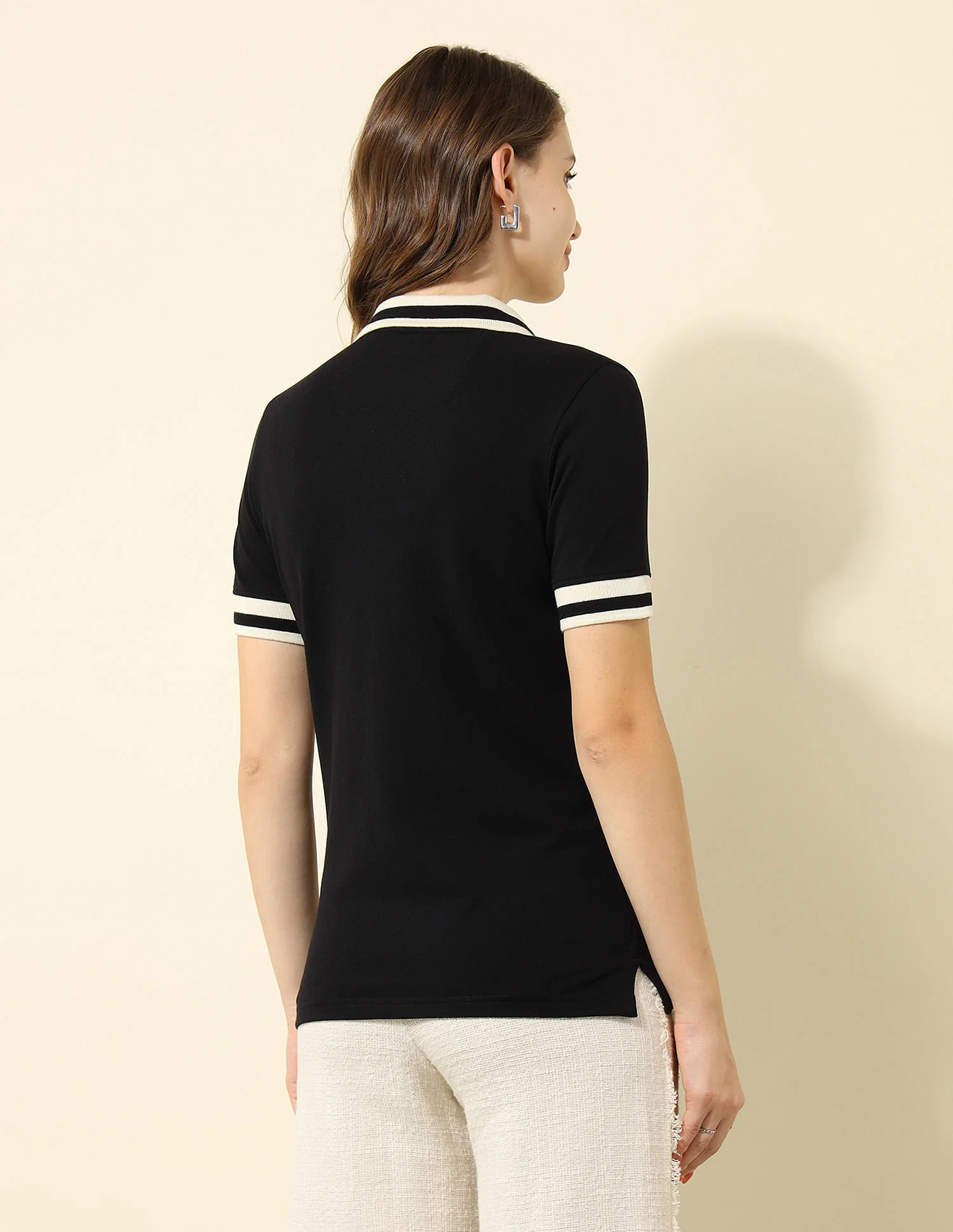 Tipped Collar Regular Fit Polo Shirt - Image 5