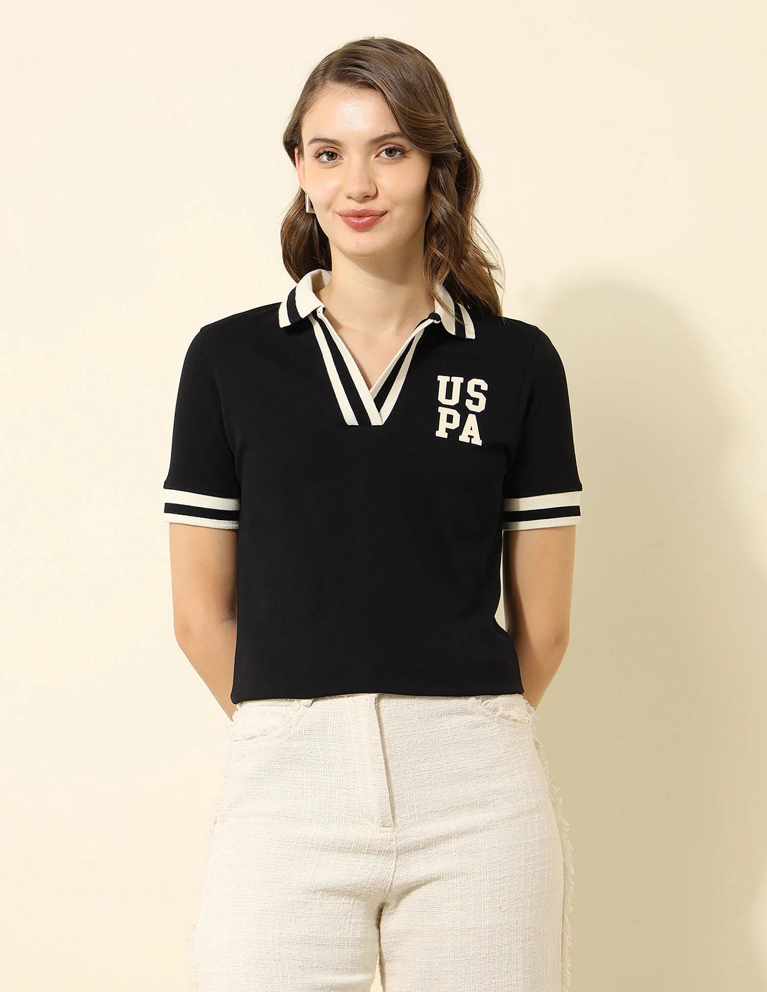 Tipped Collar Regular Fit Polo Shirt - Image 6