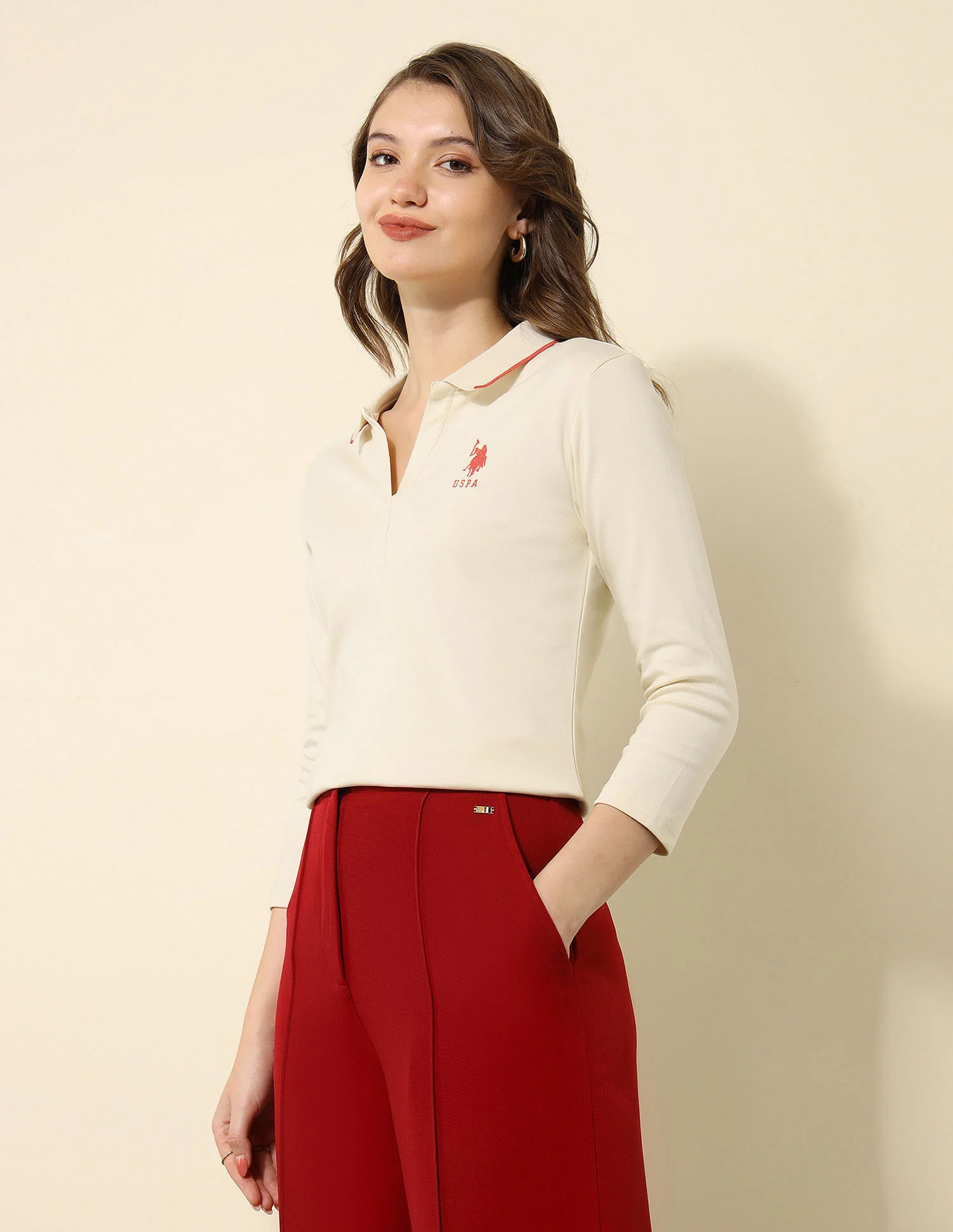Tipped Collar Regular Fit Polo Shirt - Image 4