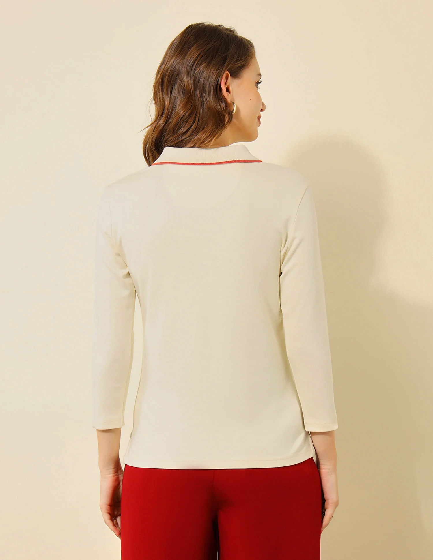 Tipped Collar Regular Fit Polo Shirt - Image 5