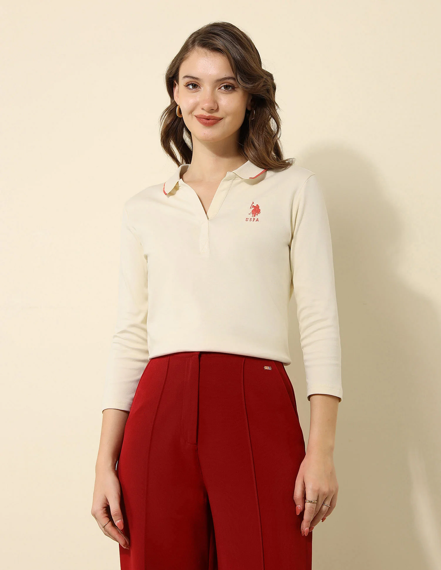 Tipped Collar Regular Fit Polo Shirt - Image 6