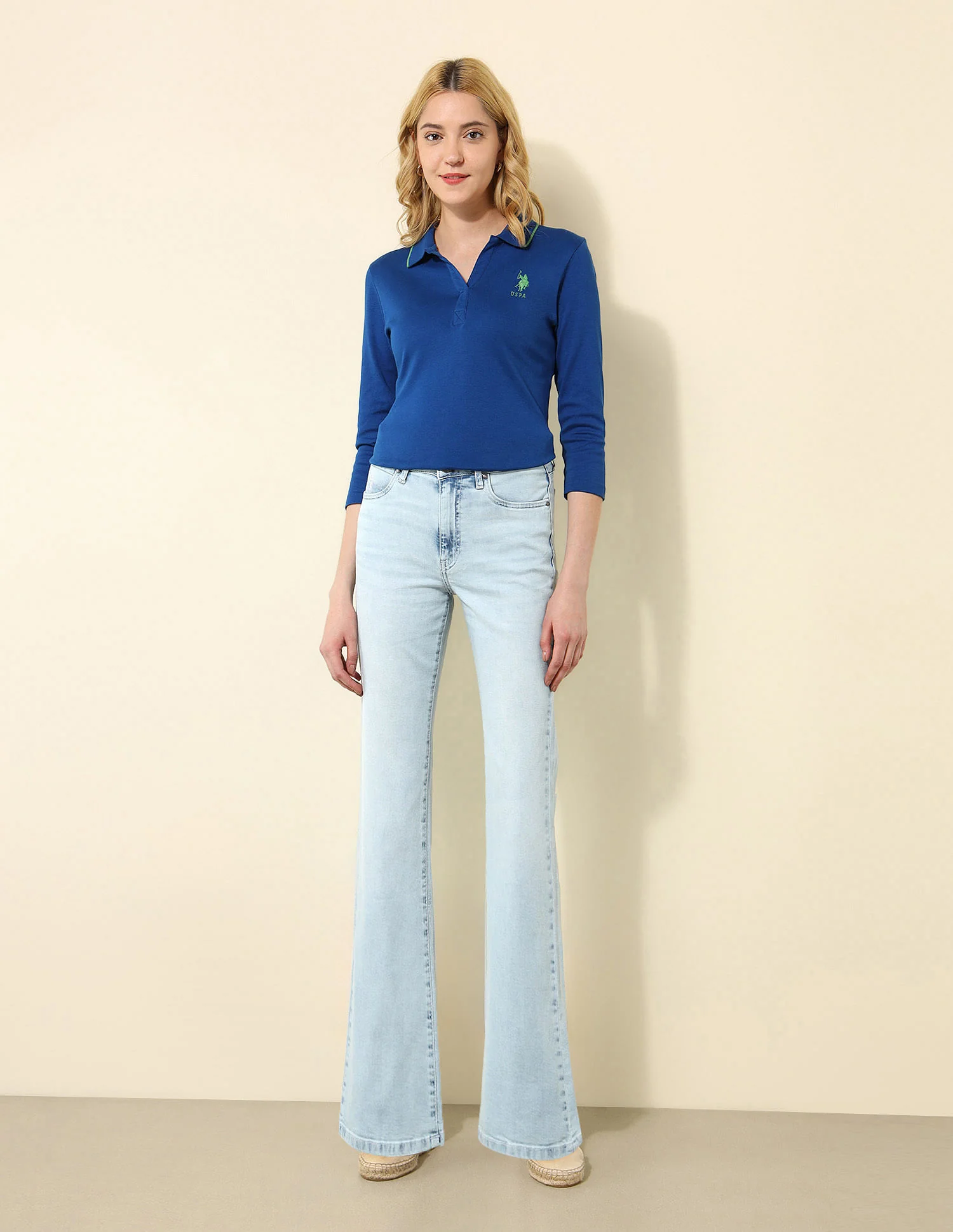 Tipped Collar Regular Fit Polo Shirt - Image 5