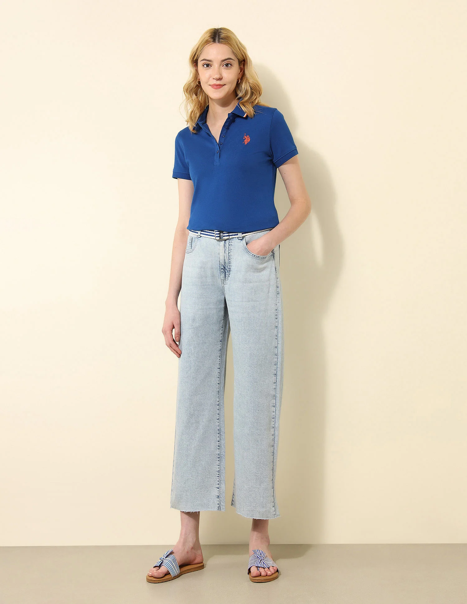 Tipped Collar Regular Fit Polo Shirt - Image 4