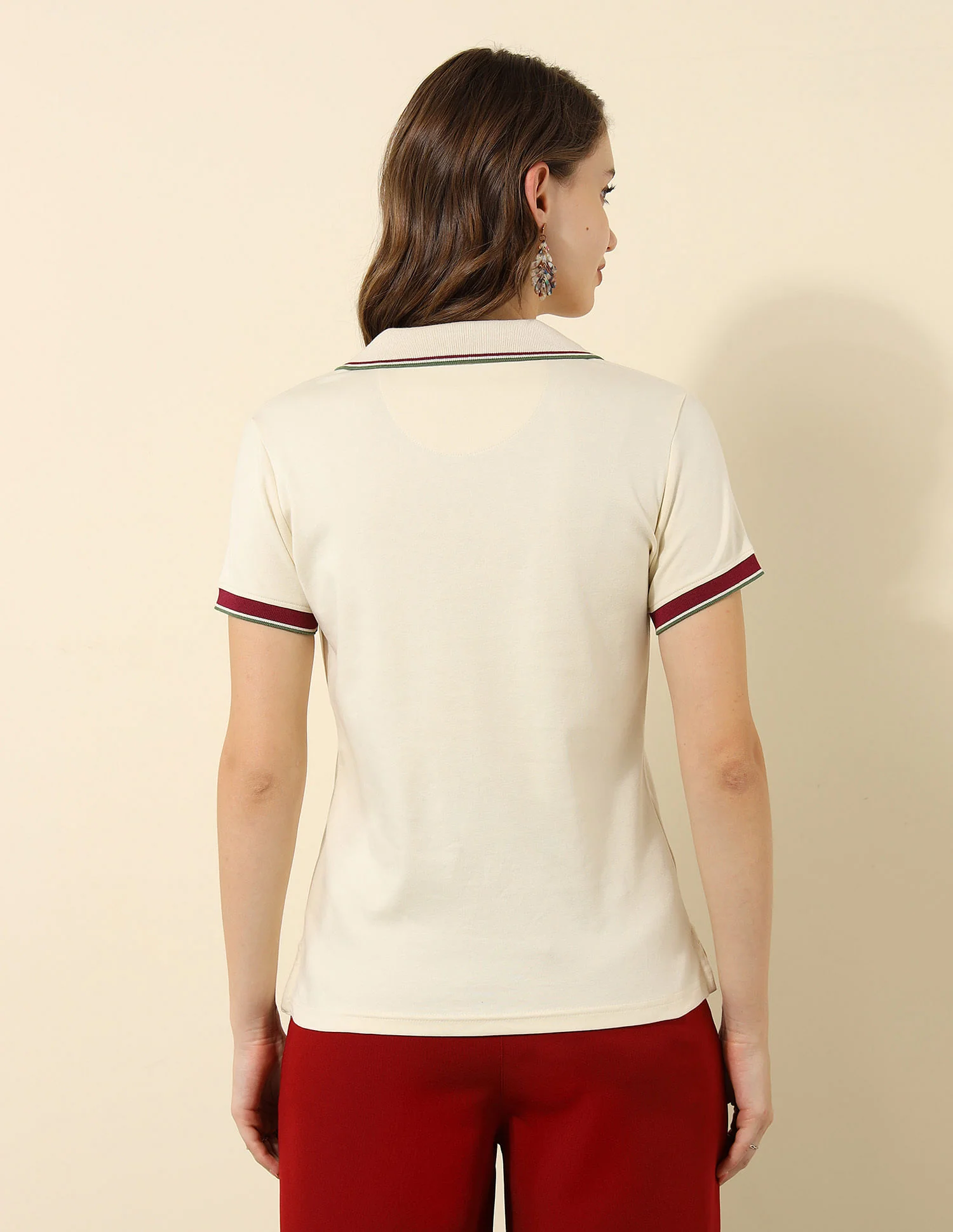 Tipped Collar Regular Fit Polo Shirt - Image 5