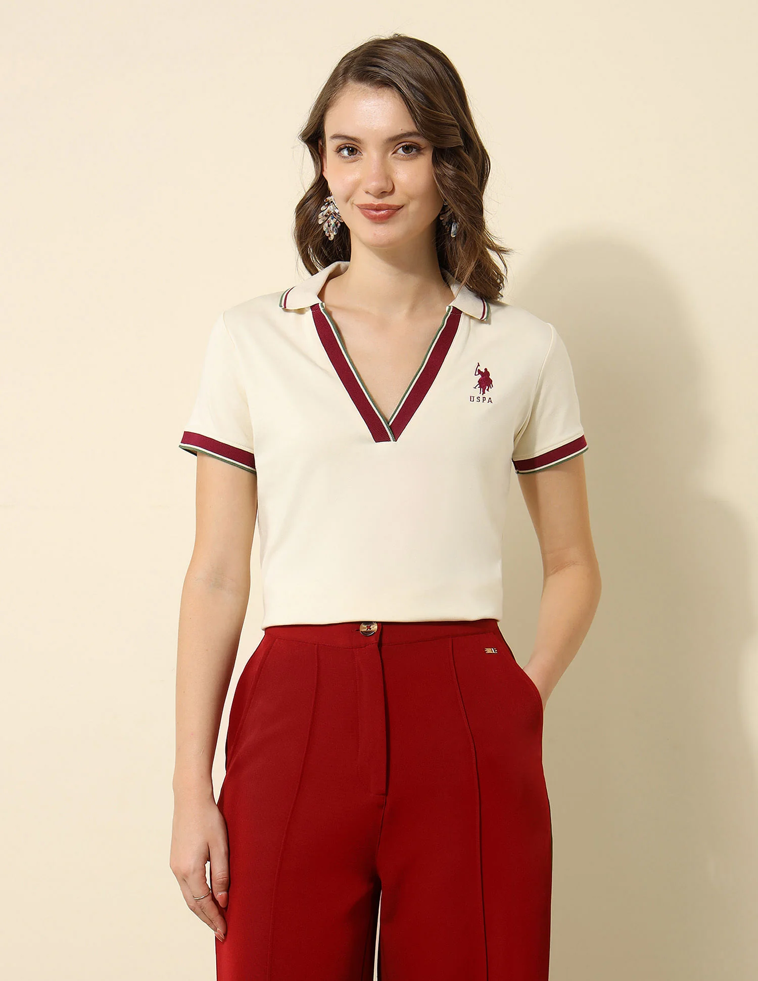 Tipped Collar Regular Fit Polo Shirt - Image 6