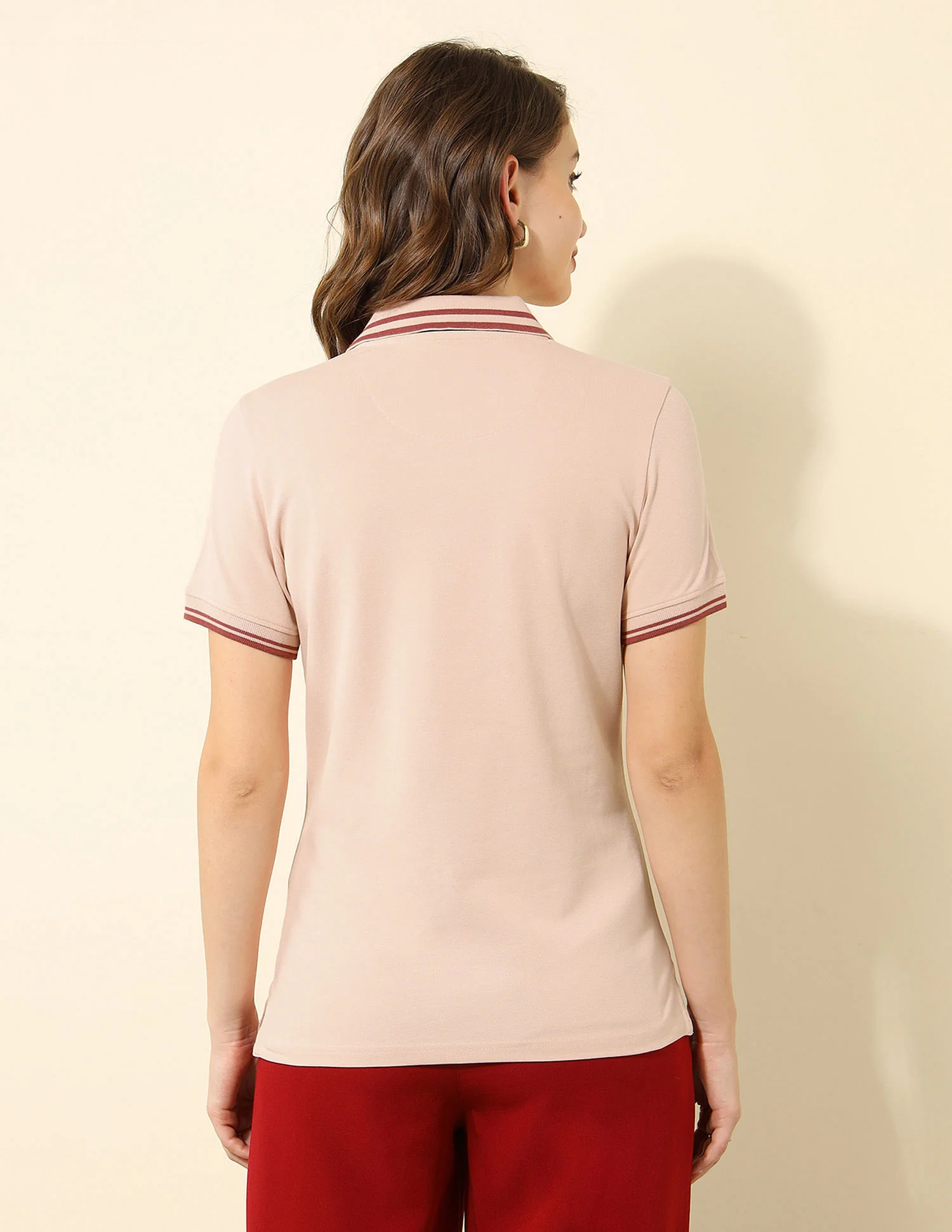 Tipped Collar Regular Fit Polo Shirt - Image 5