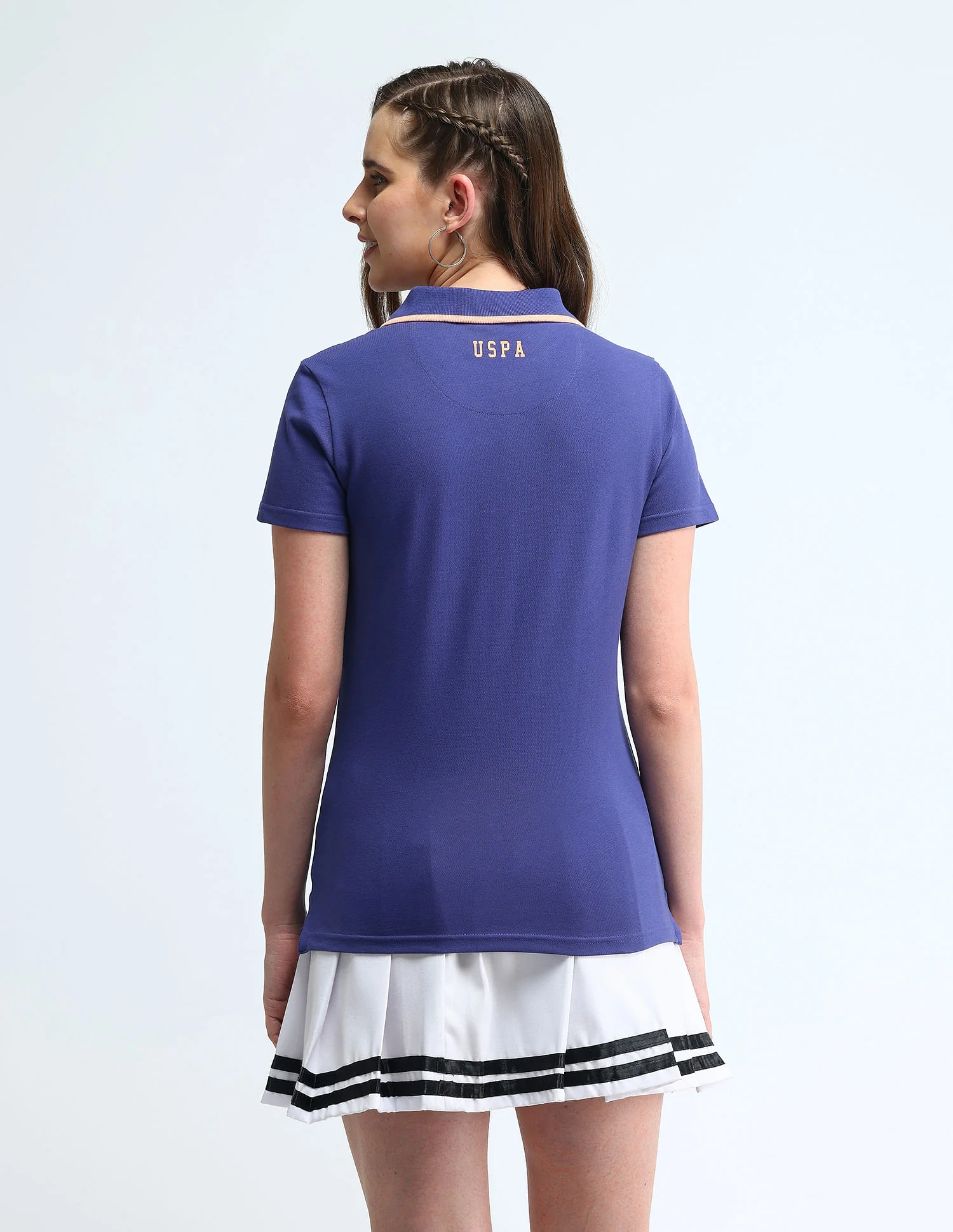 Tipped Collar Solid Polo Shirt - Image 5
