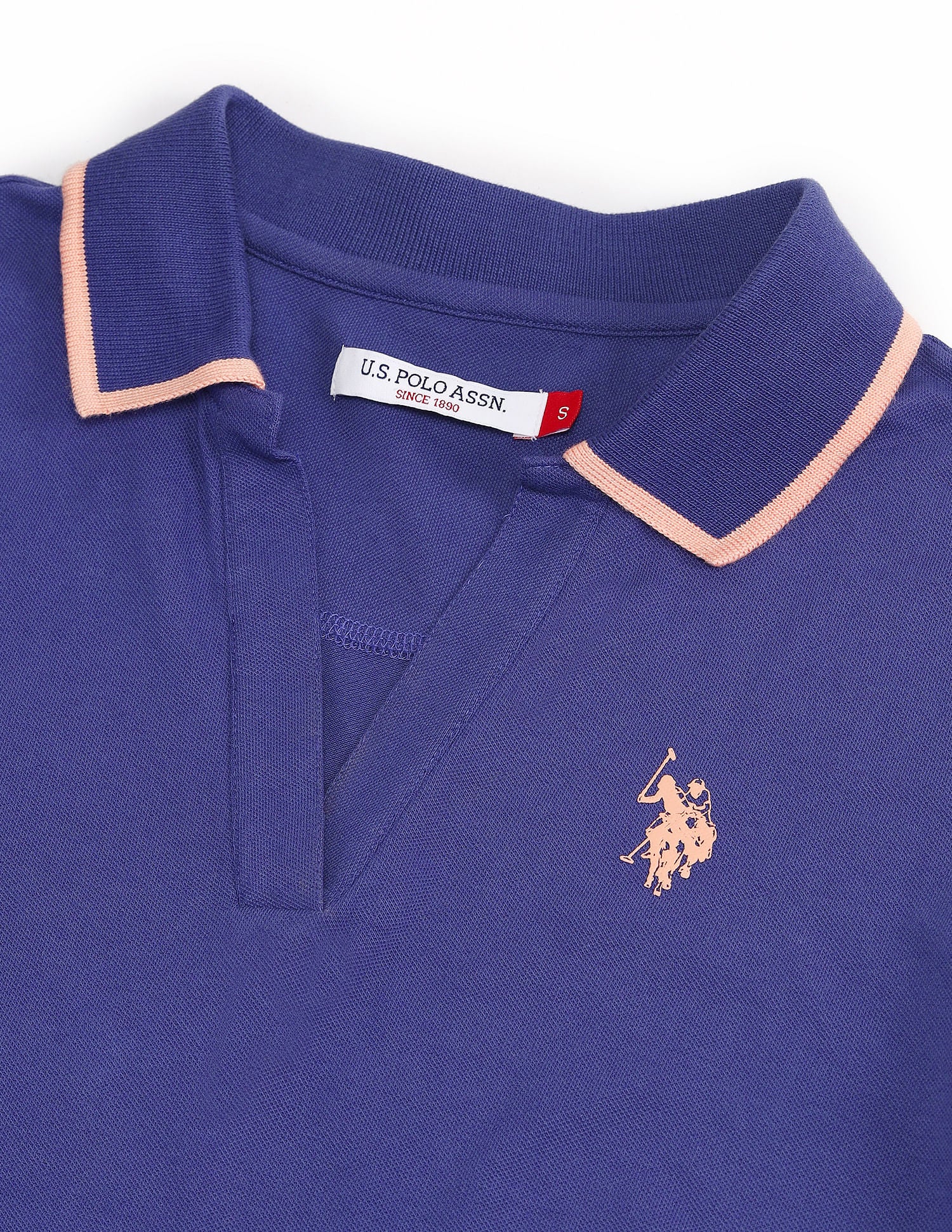 Tipped Collar Solid Polo Shirt - Image 8