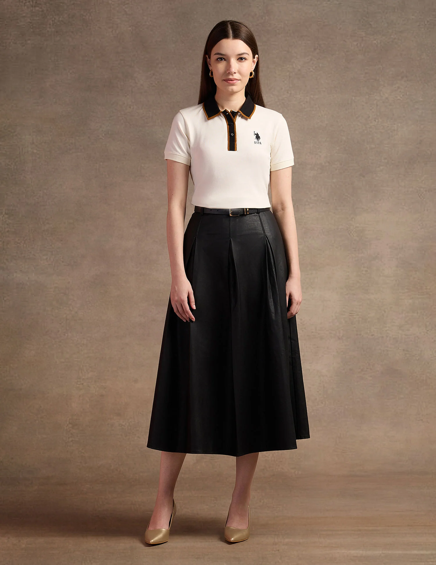 Tipped Placket Polo Shirt - Image 3