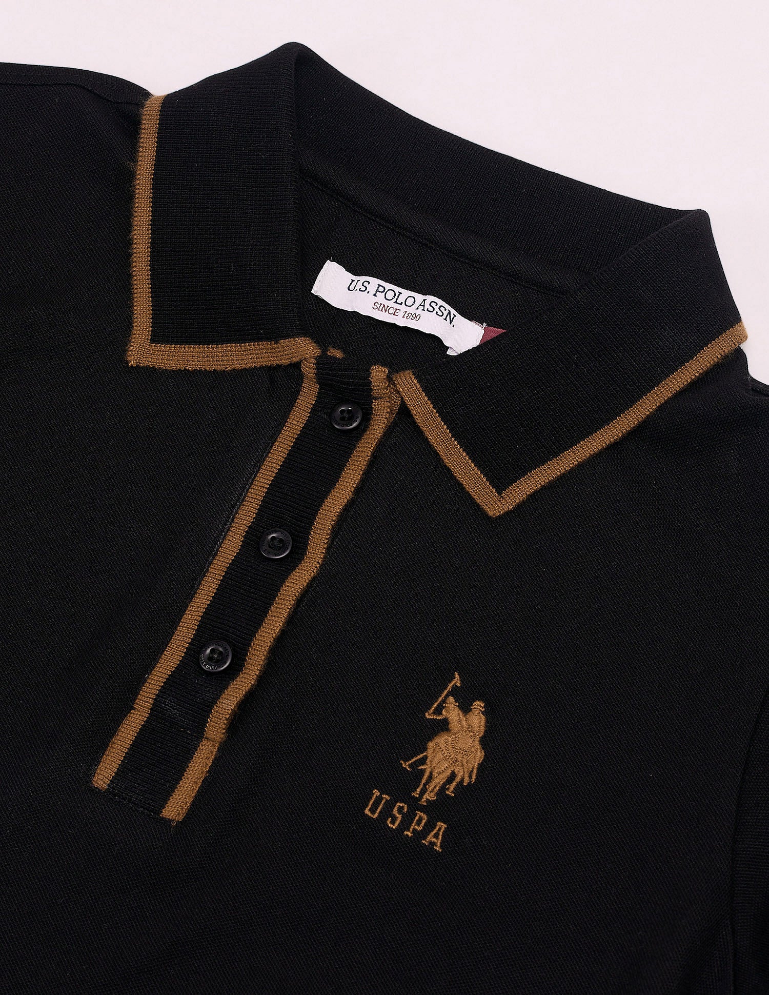Tipped Placket Polo Shirt - Image 8