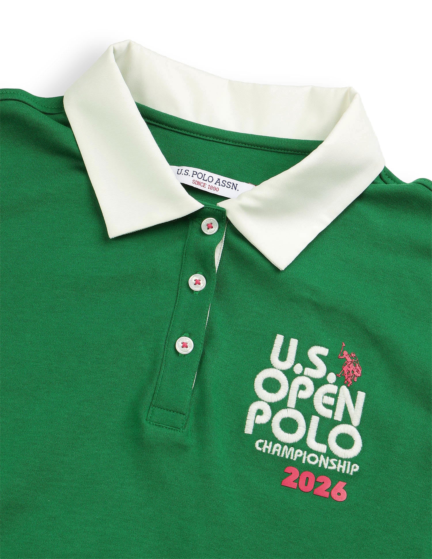 Typography Printed Relaxed Fit Polo Shirt - Image 8