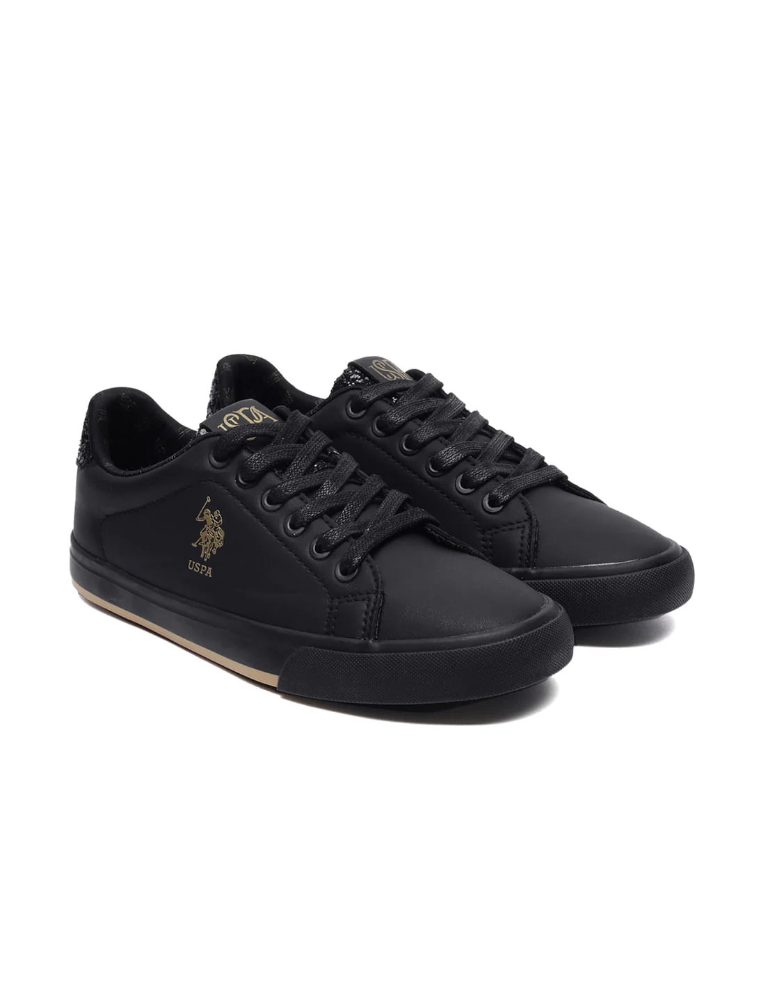 U.S. Polo Assn. Women Beverly 3.0 Solid Brand Logo Printed Sneakers - Image 3