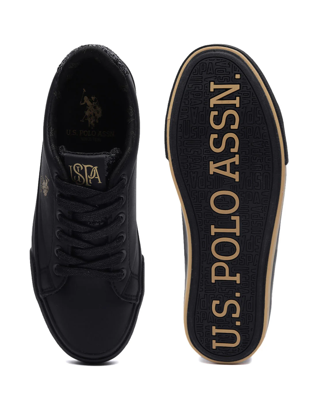 U.S. Polo Assn. Women Beverly 3.0 Solid Brand Logo Printed Sneakers - Image 6