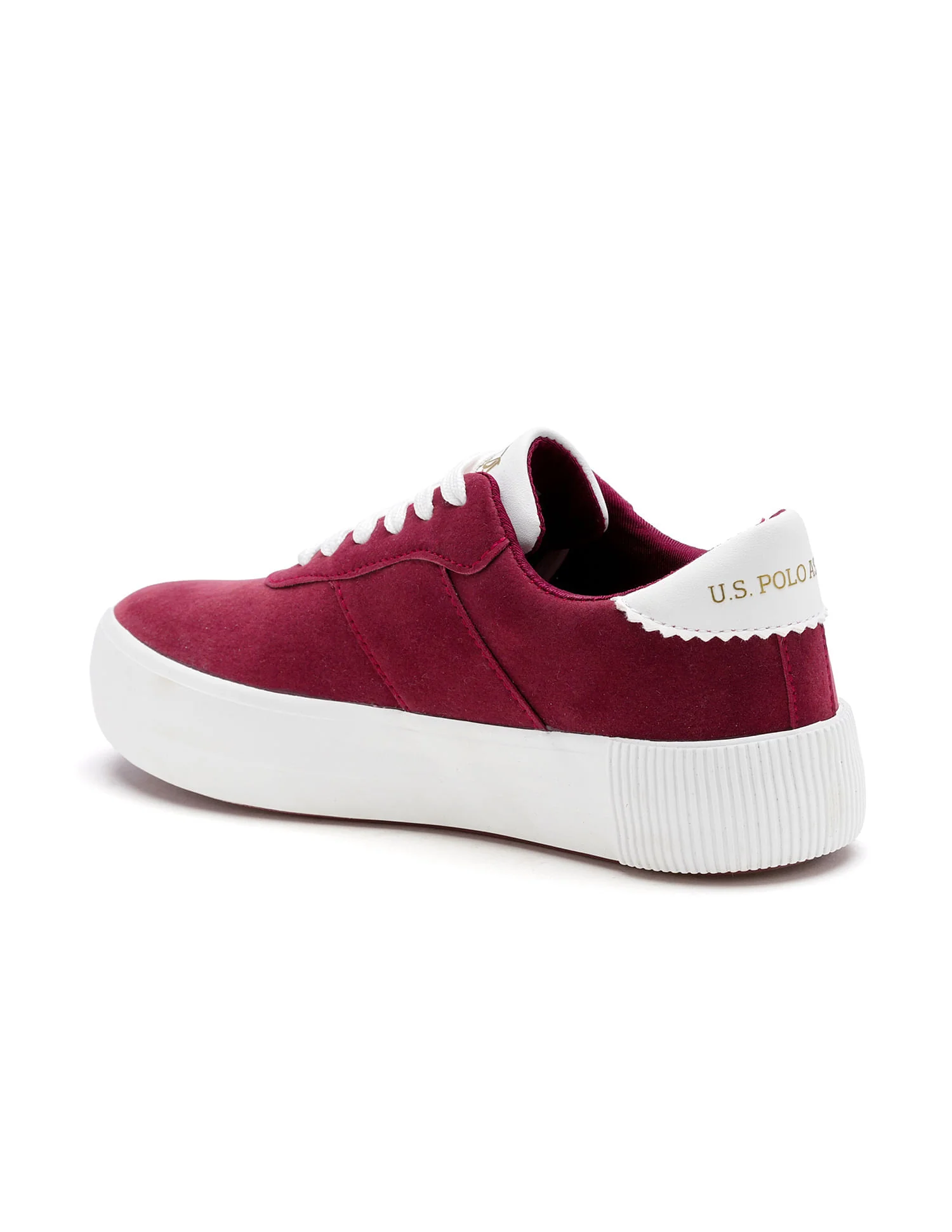 U.S. Polo Assn. Women Cordela 3.0 Colourblocked Comfort Insole Sneakers - Image 4
