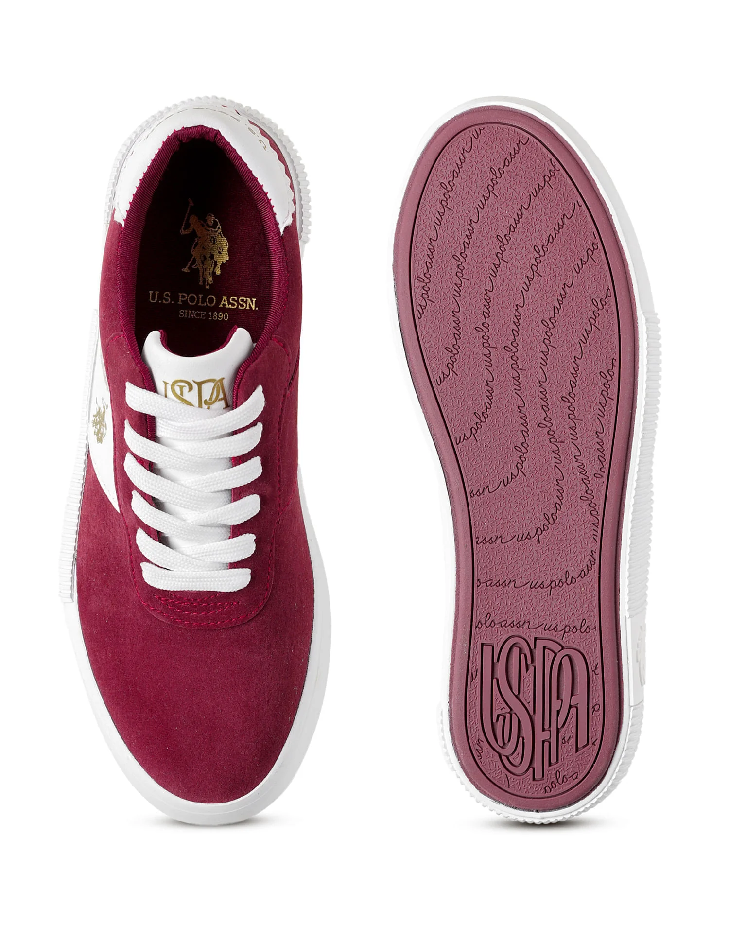 U.S. Polo Assn. Women Cordela 3.0 Colourblocked Comfort Insole Sneakers - Image 6