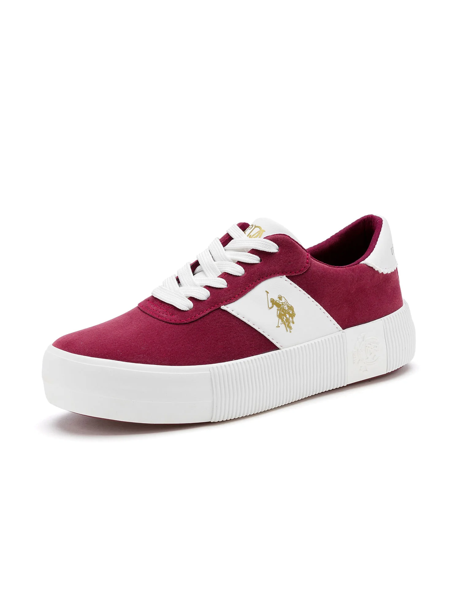 U.S. Polo Assn. Women Cordela 3.0 Colourblocked Comfort Insole Sneakers - Image 7