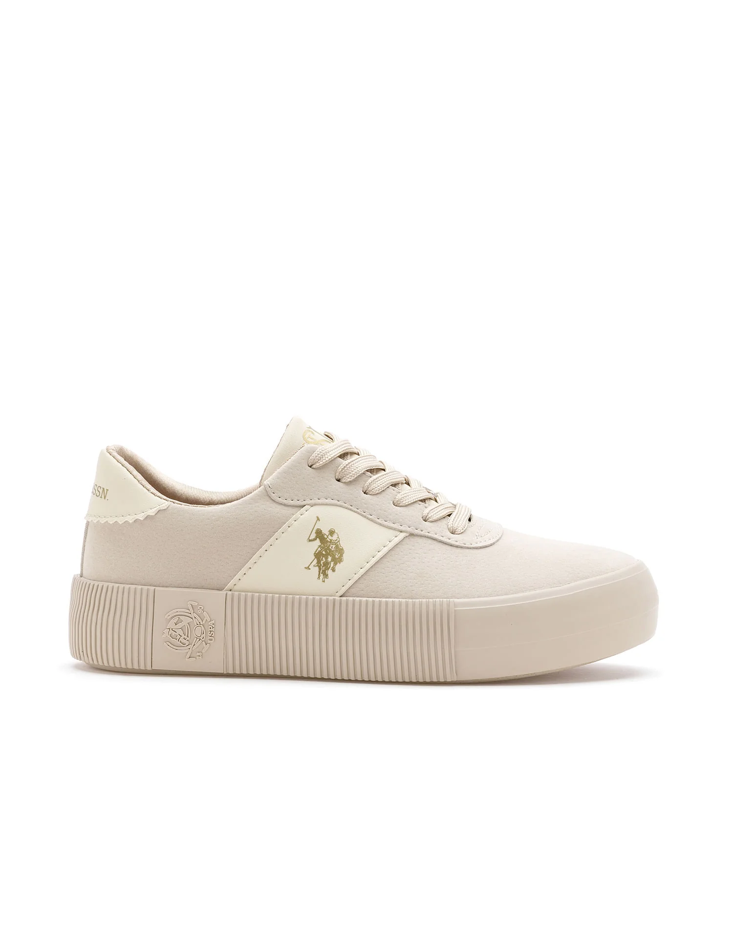 U.S. Polo Assn. Women Cordela 3.0 Round Toe Lace-Ups Sneakers - Image 5