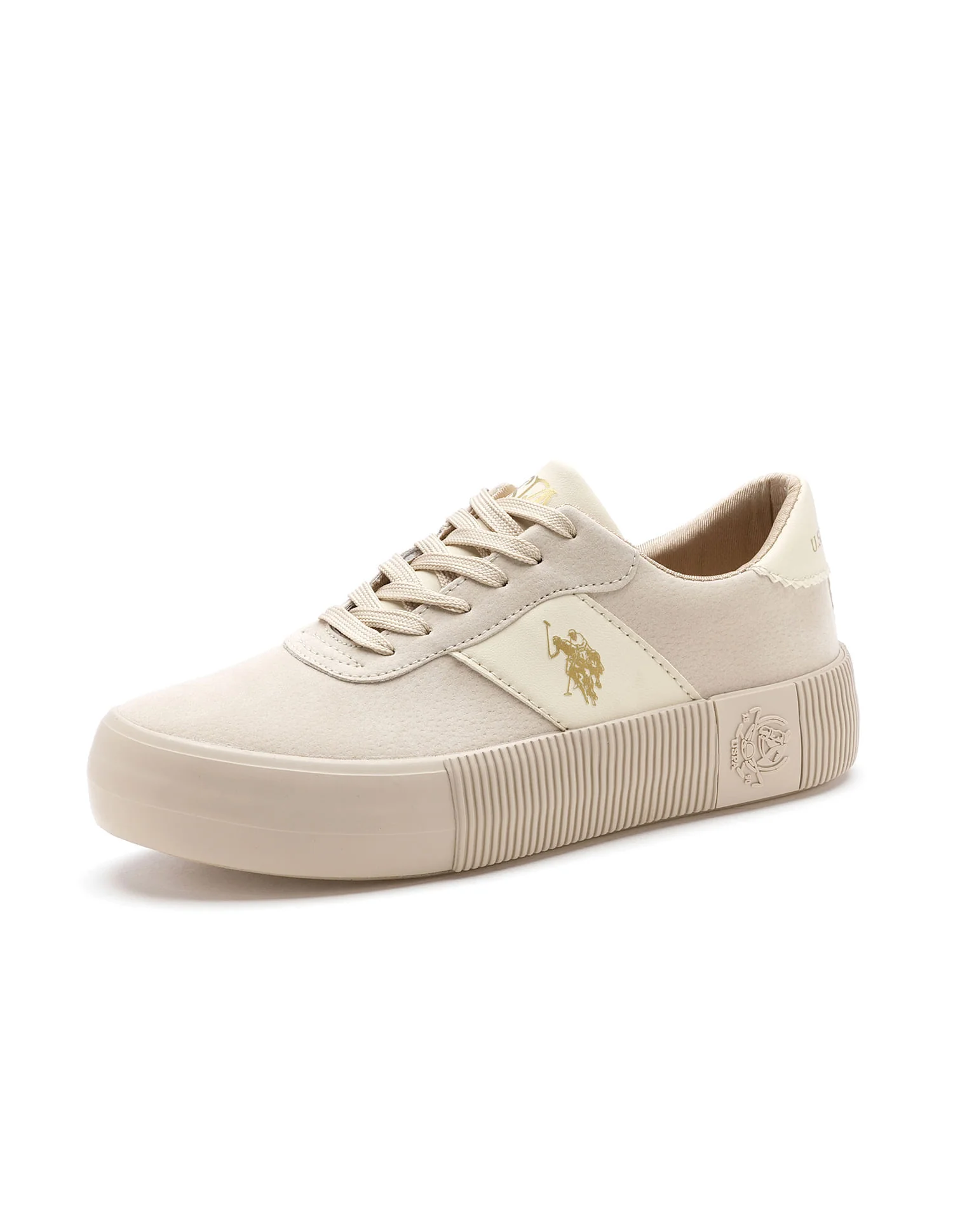 U.S. Polo Assn. Women Cordela 3.0 Round Toe Lace-Ups Sneakers - Image 7