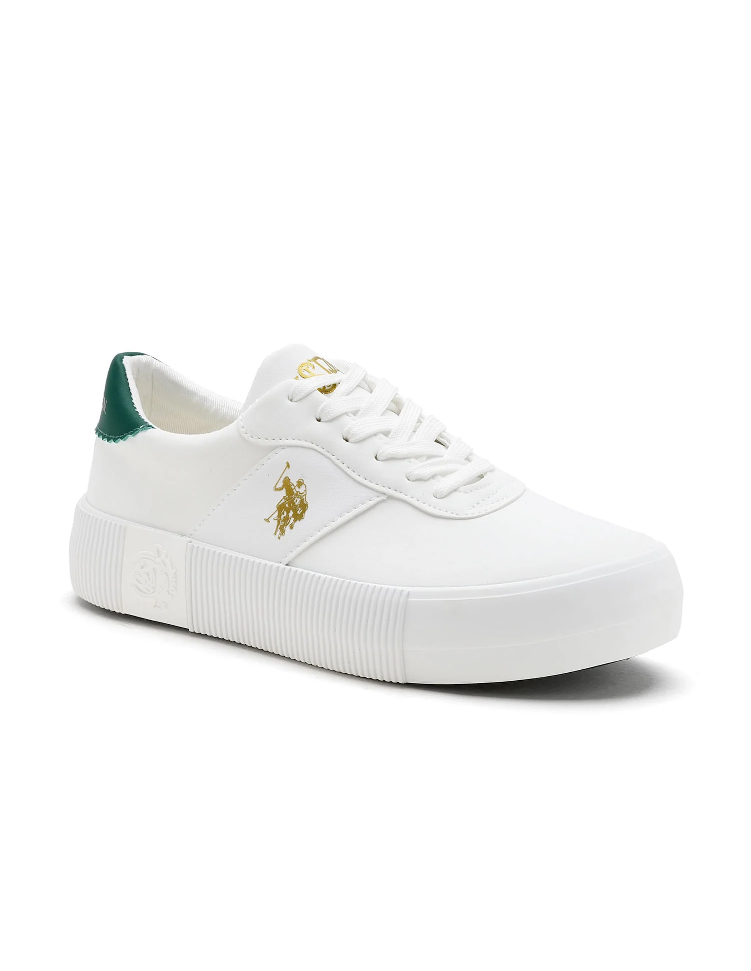 U.S. Polo Assn. Women Cordela 3.0 Round Toe Lace-Ups Sneakers - Image 2