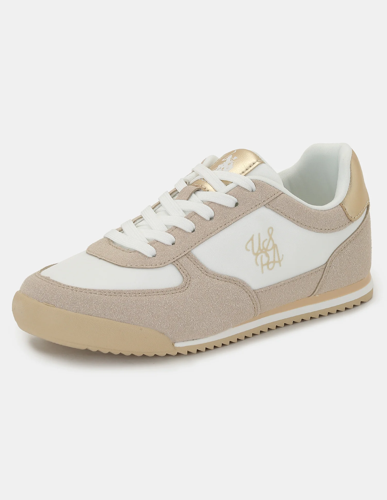 U.S. Polo Assn. Women Eduarda Colourblocked Lace-Ups Sneakers - Image 4
