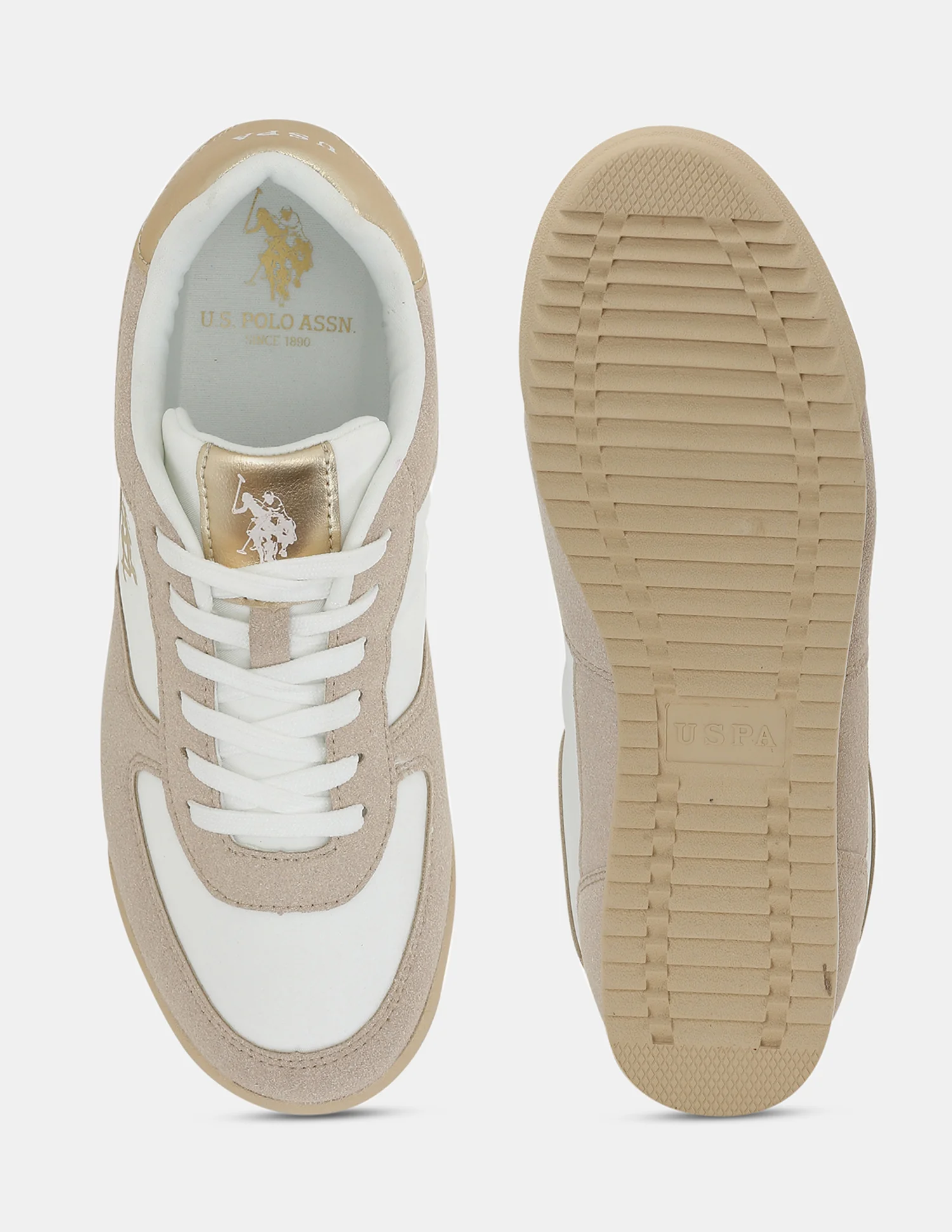 U.S. Polo Assn. Women Eduarda Colourblocked Lace-Ups Sneakers - Image 7