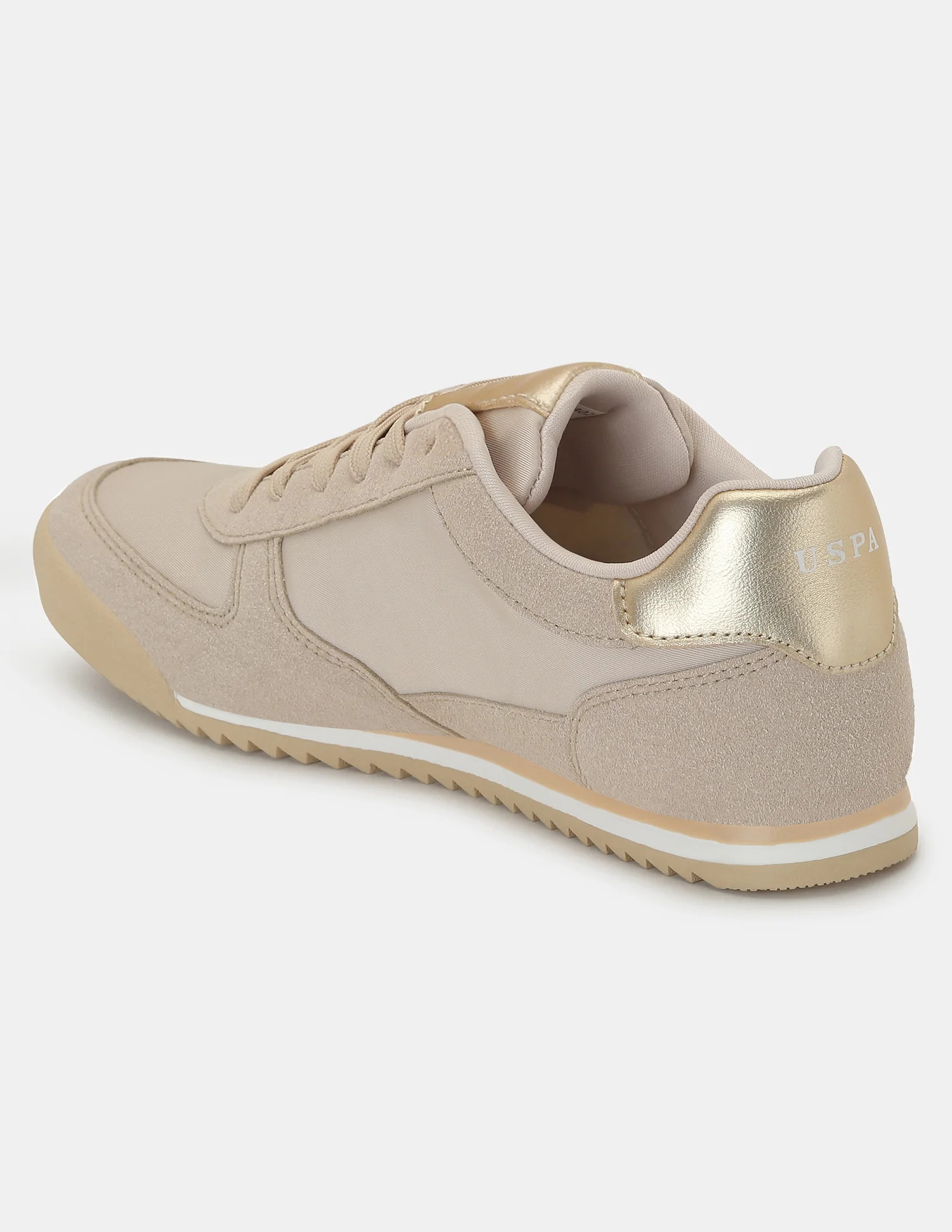 U.S. Polo Assn. Women Eduarda Textured Lace Up Sneakers - Image 3