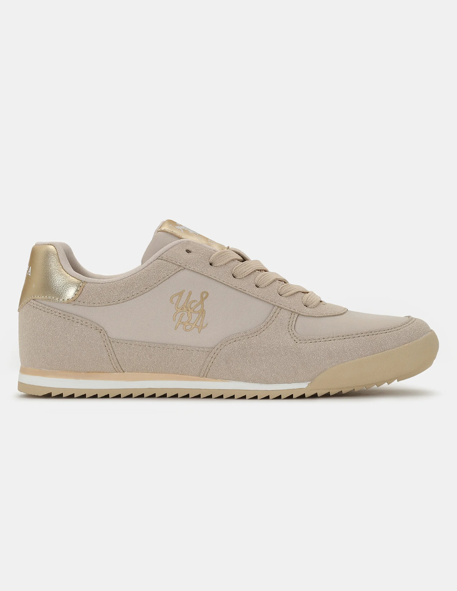 U.S. Polo Assn. Women Eduarda Textured Lace Up Sneakers - Image 6