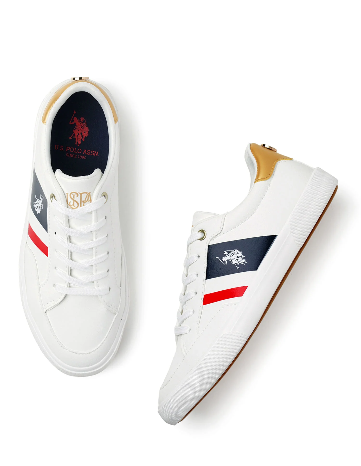 U.S. Polo Assn. Women Harper 2.0 Comfort Insole Sneakers - Image 3
