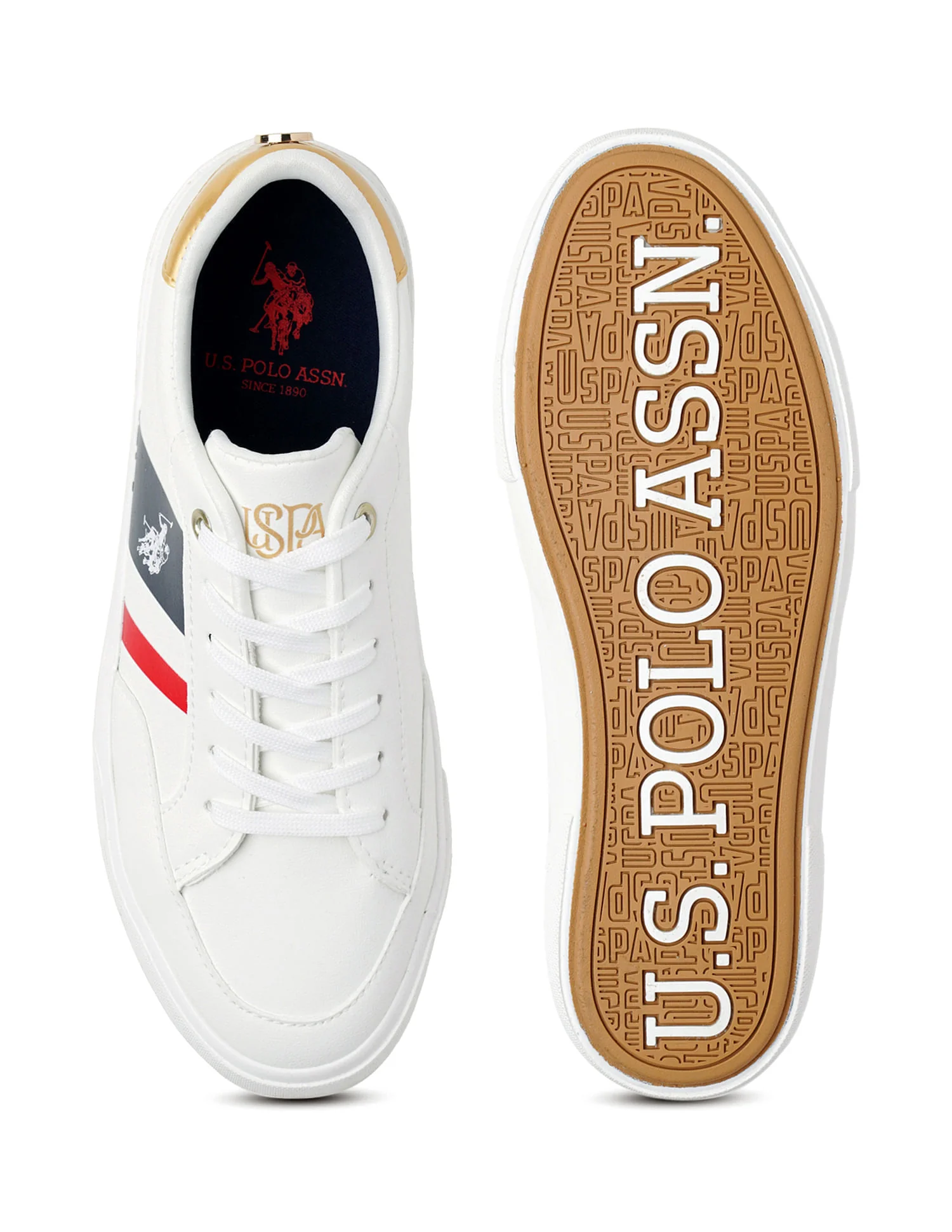 U.S. Polo Assn. Women Harper 2.0 Comfort Insole Sneakers - Image 7