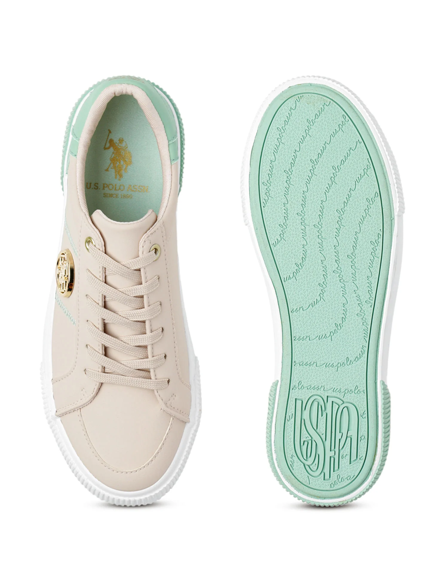 U.S. Polo Assn. Women Katy 3.0 Colourblock Sneakers with Textured Sole - Image 7