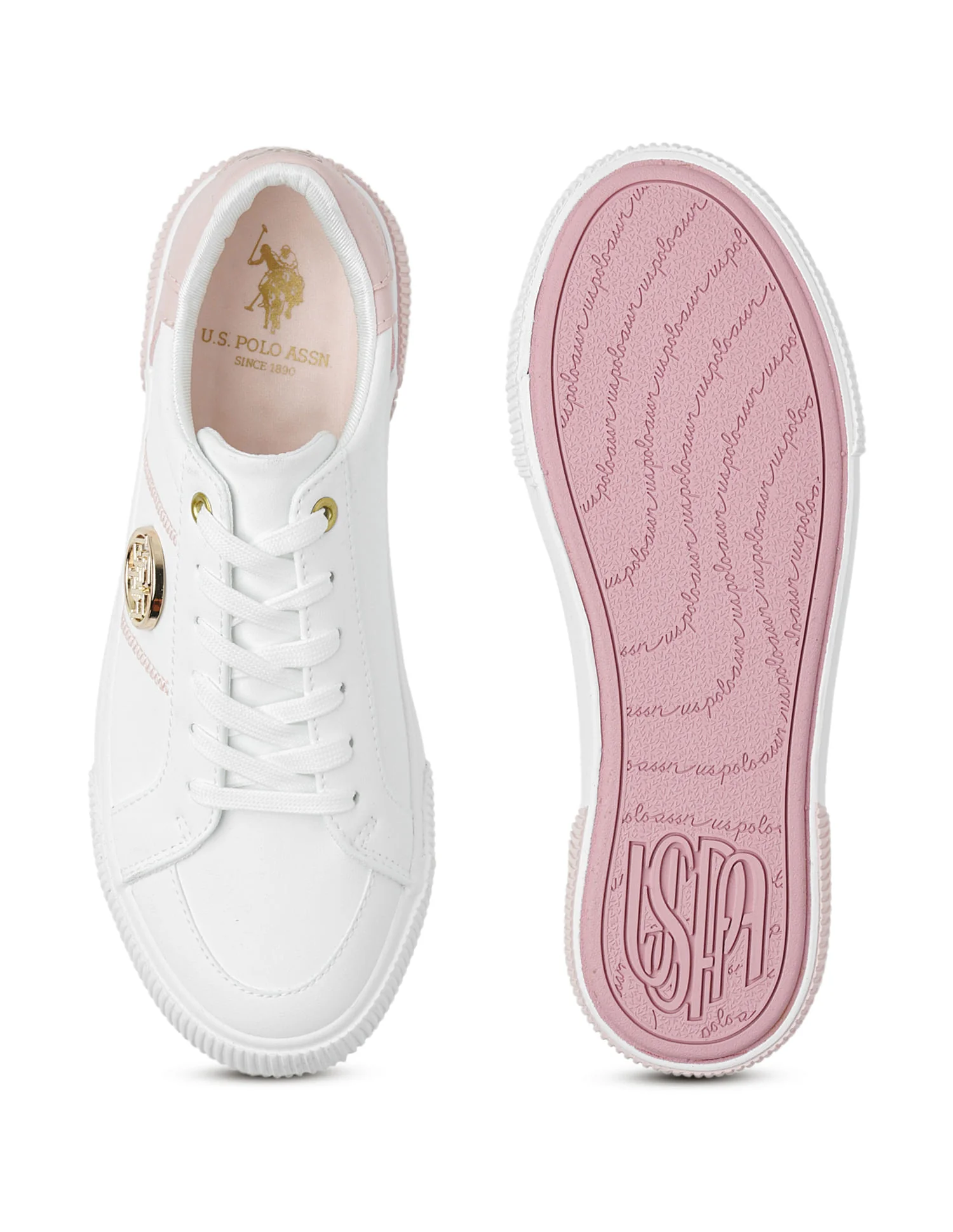 U.S. Polo Assn. Women Katy 3.0 Colourblock Sneakers with Textured Sole - Image 6