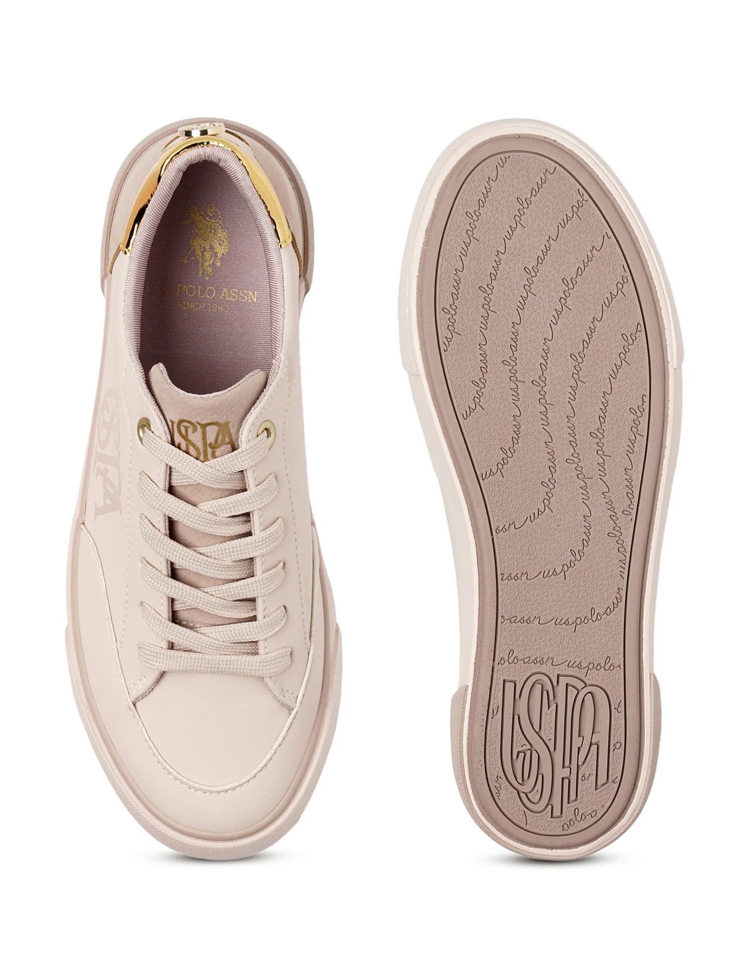 U.S. Polo Assn. Women Lydia 3.0 Round Toe Lace-Ups Sneakers - Image 6