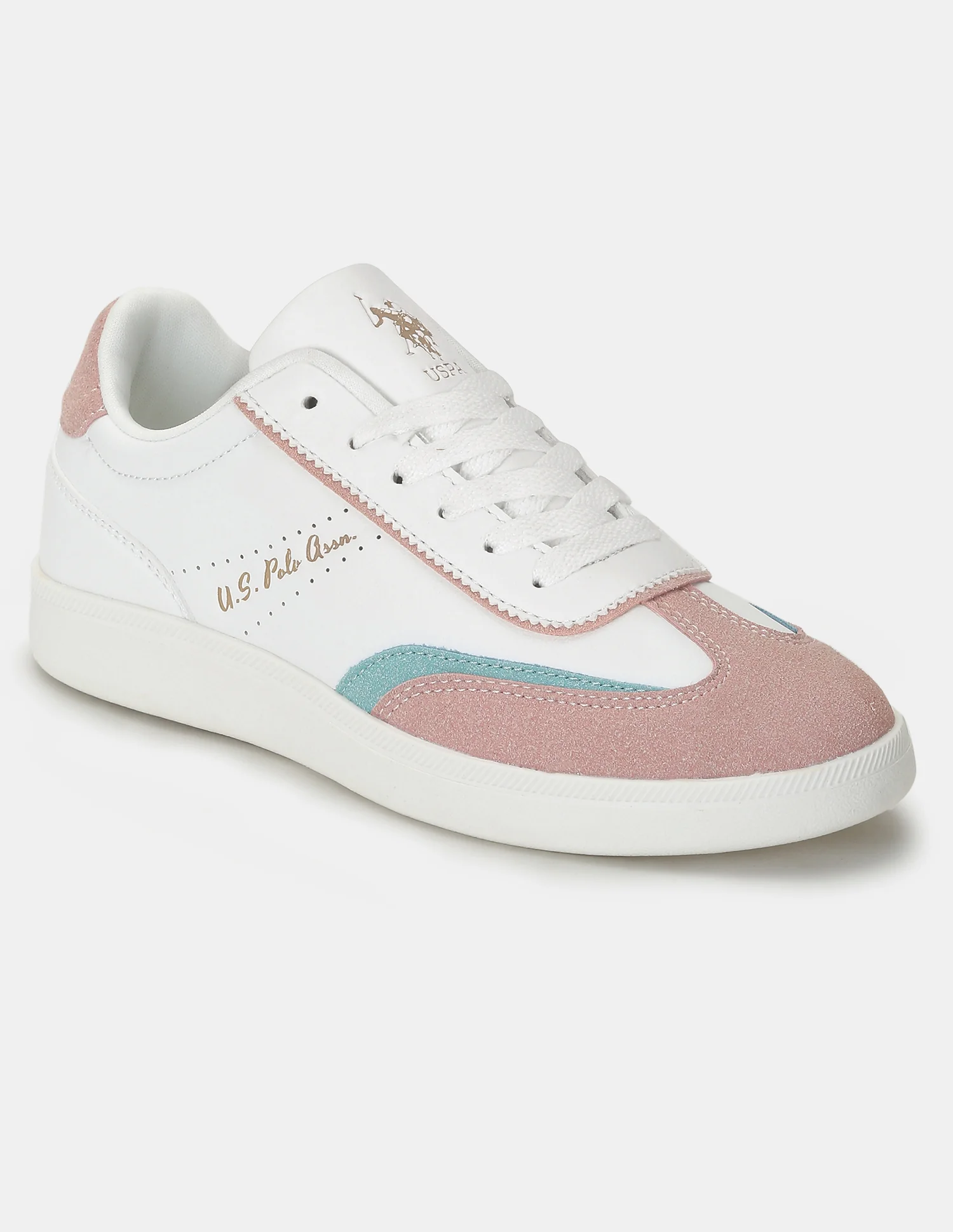 U.S. Polo Assn. Women Renata Colourblocked Lace-Ups Sneakers - Image 2