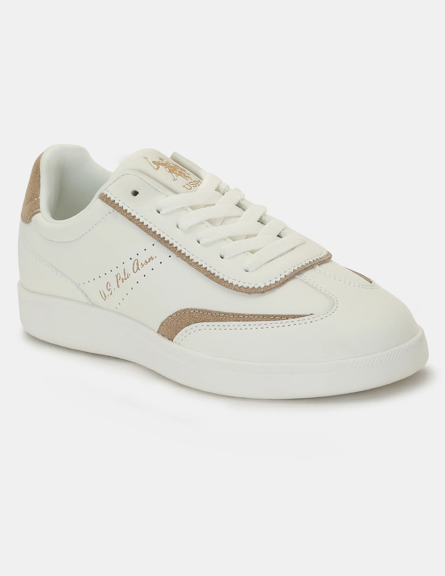 U.S. Polo Assn. Women Renata Round Toe Lace-Ups Sneakers - Image 2