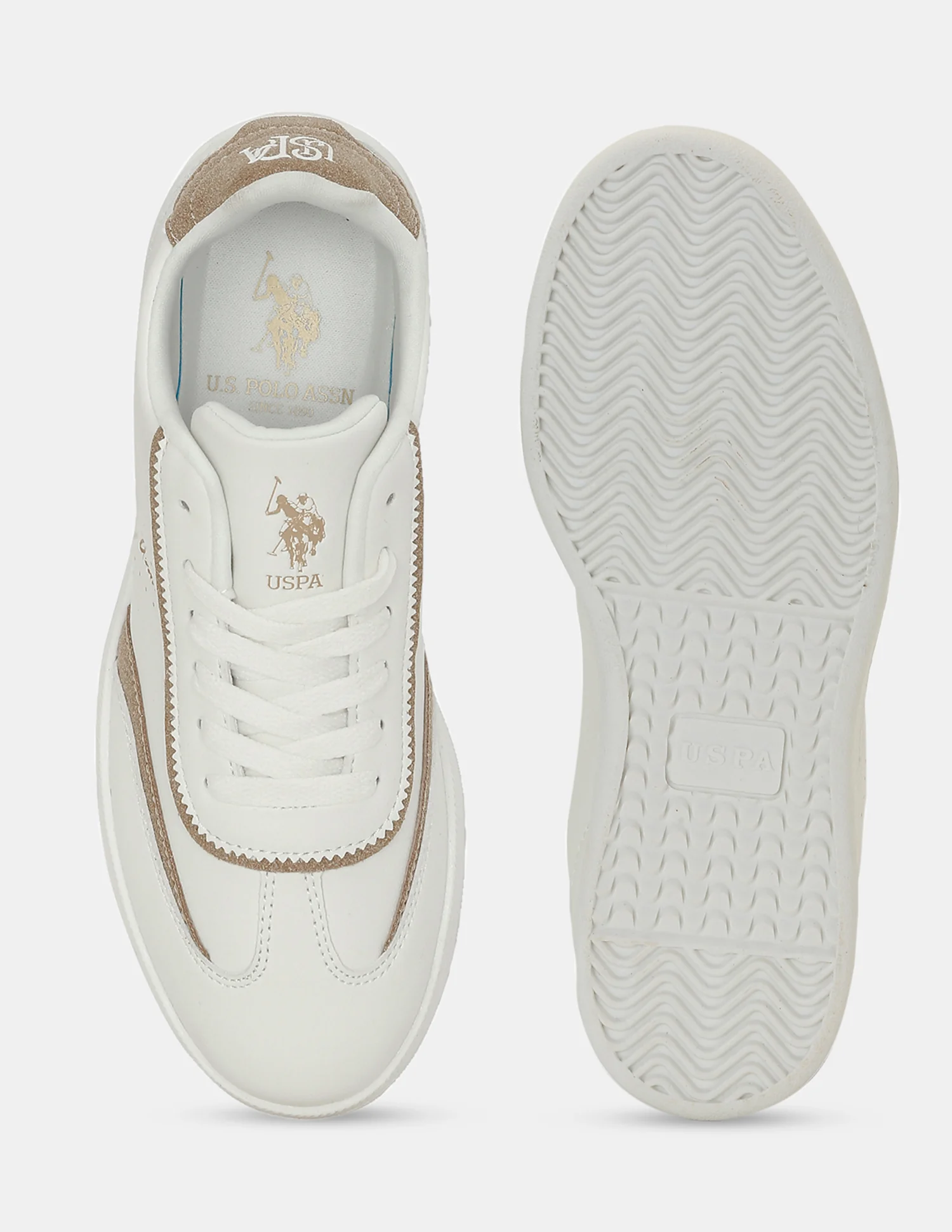 U.S. Polo Assn. Women Renata Round Toe Lace-Ups Sneakers - Image 7