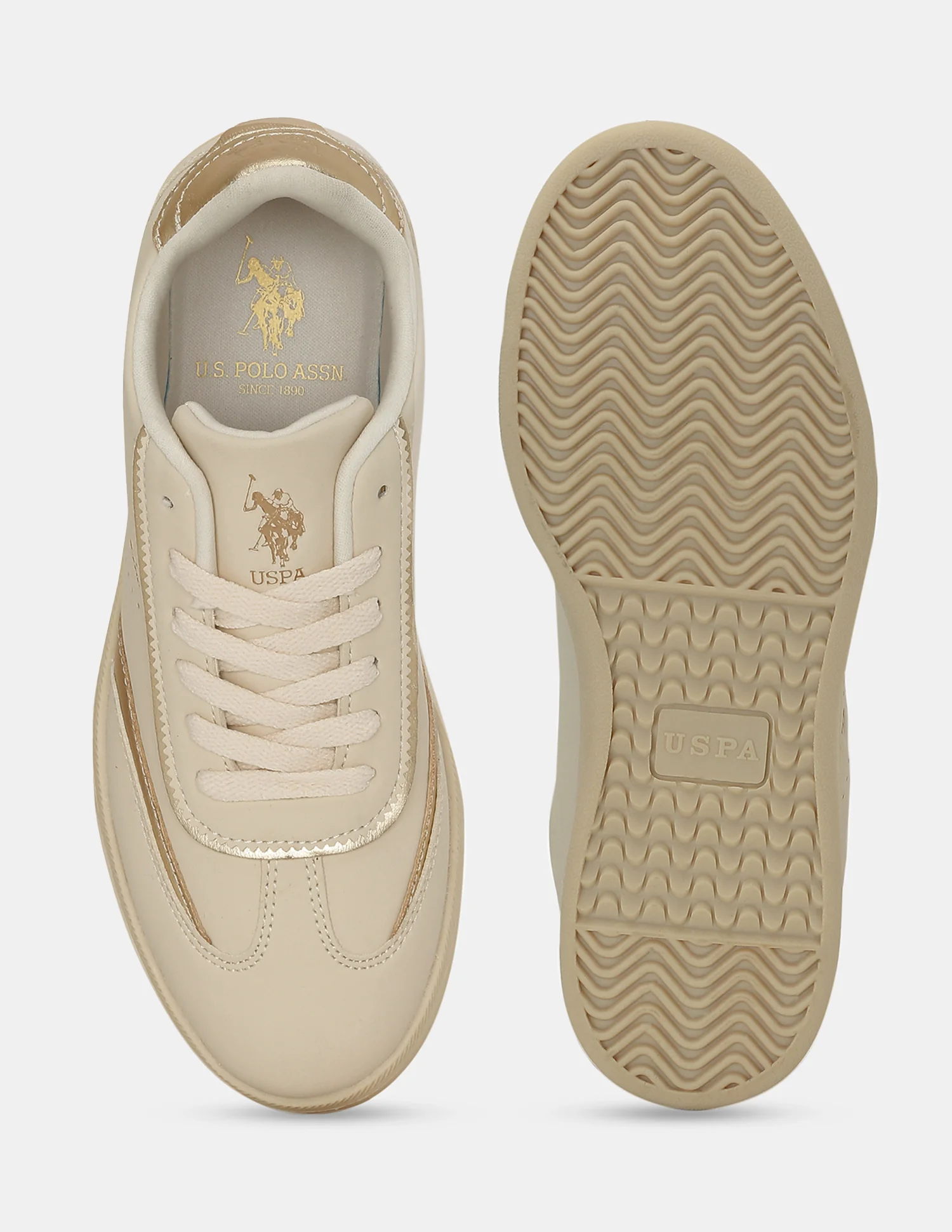 U.S. Polo Assn. Women Renata Round Toe Lace-Ups Sneakers - Image 7