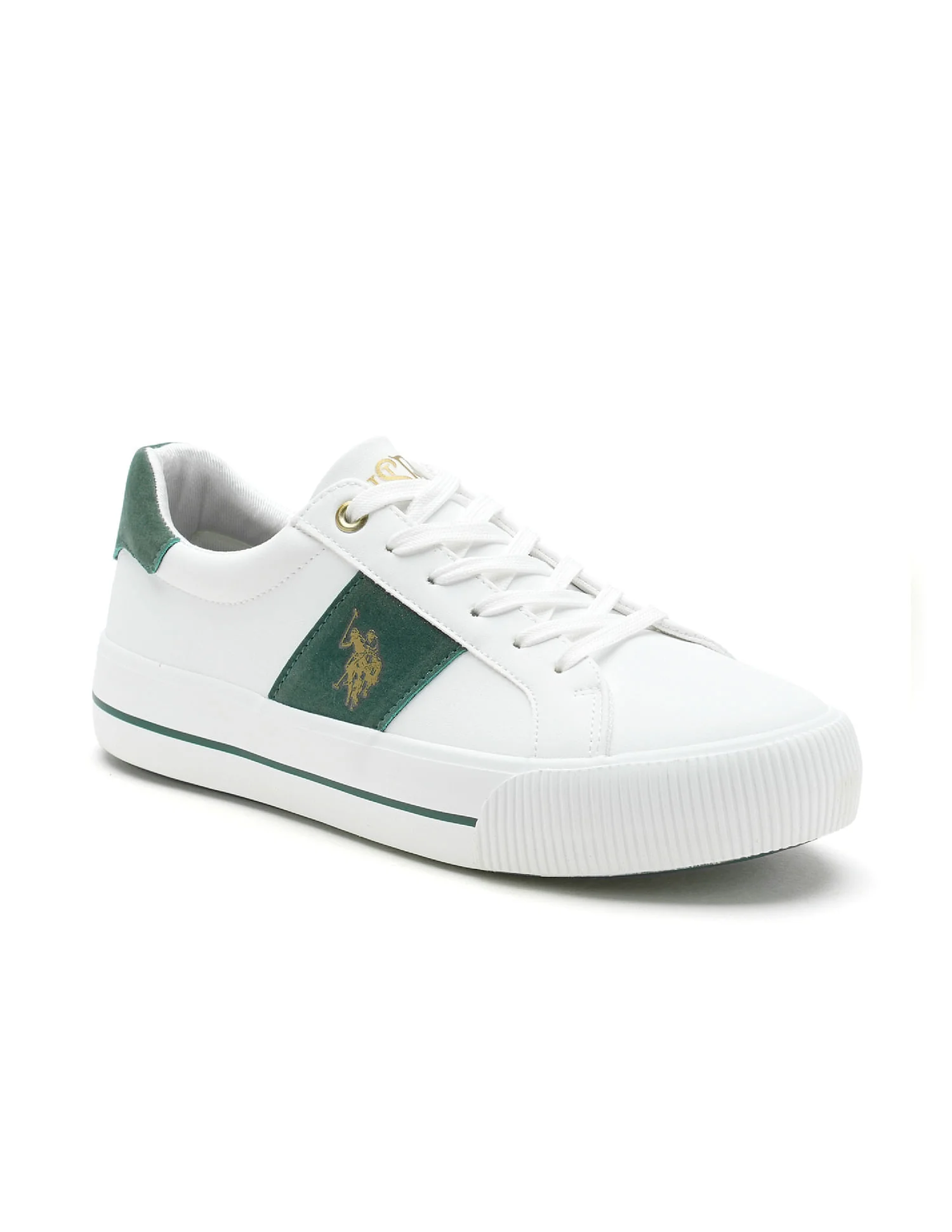 U.S. Polo Assn. Women Ronnie 3.0 Colourblocked Comfort Insole Sneakers - Image 2