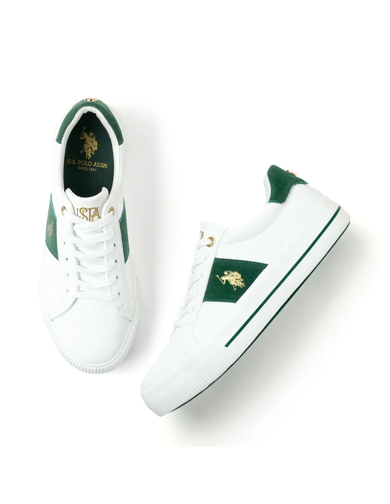 U.S. Polo Assn. Women Ronnie 3.0 Colourblocked Comfort Insole Sneakers - Image 3