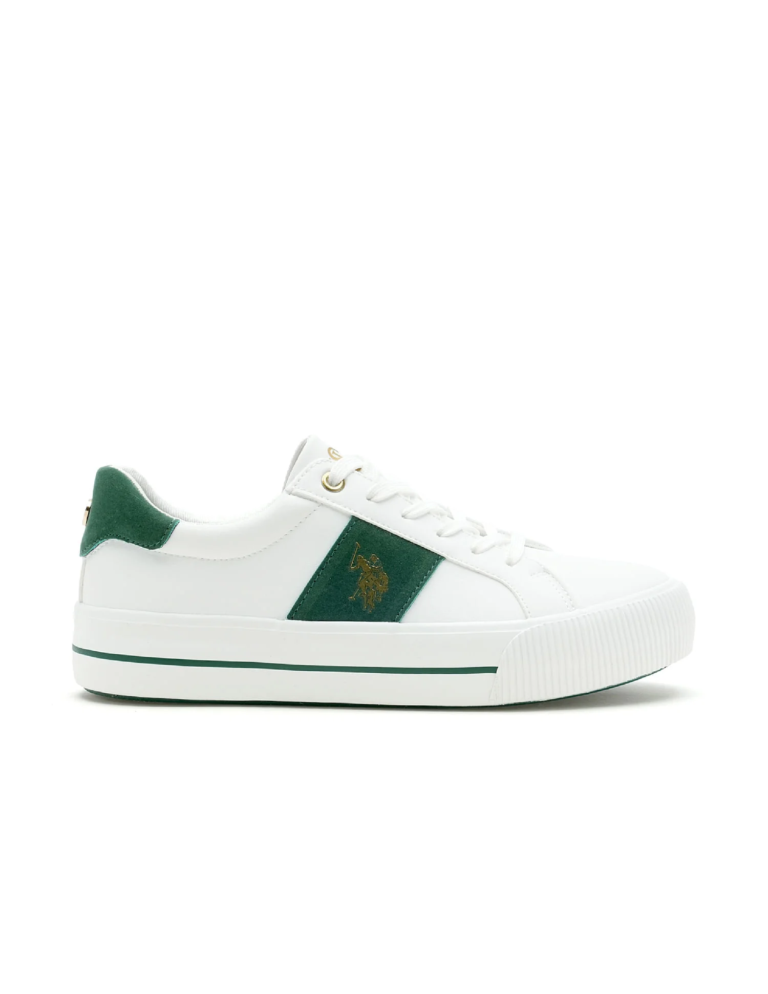 U.S. Polo Assn. Women Ronnie 3.0 Colourblocked Comfort Insole Sneakers - Image 5