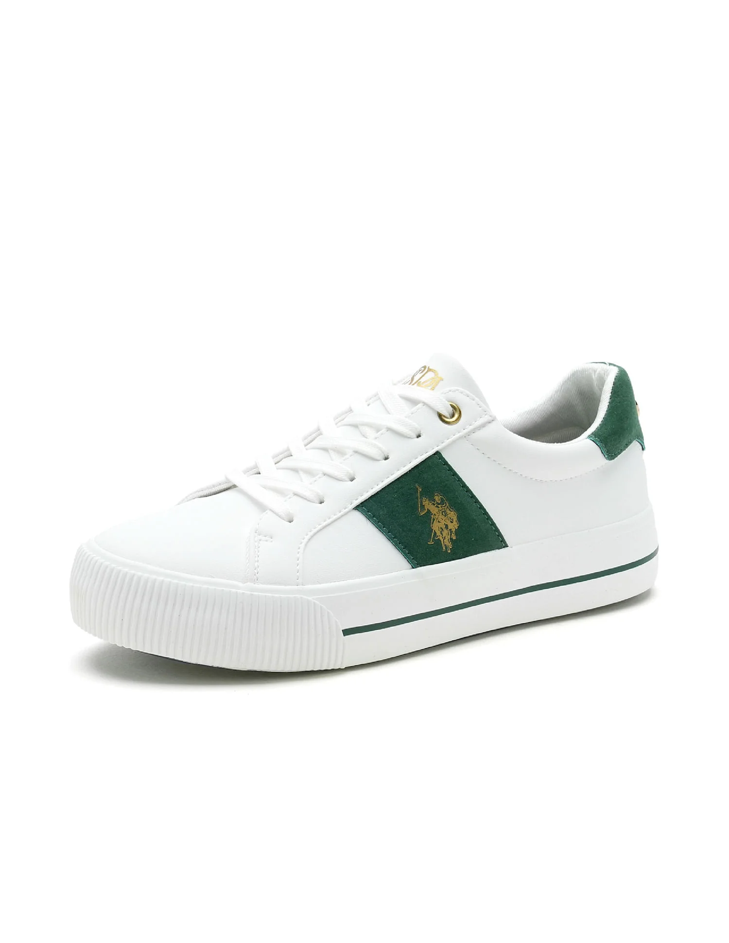 U.S. Polo Assn. Women Ronnie 3.0 Colourblocked Comfort Insole Sneakers - Image 7