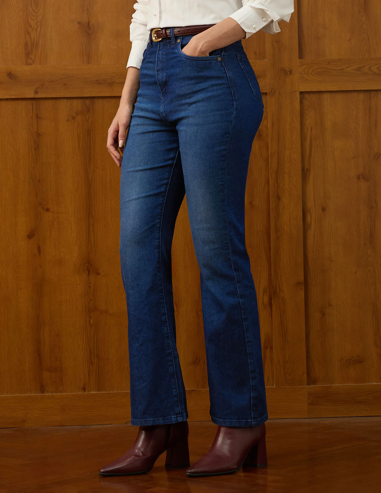 Ultra-High Rise Bootcut Jeans - Image 4