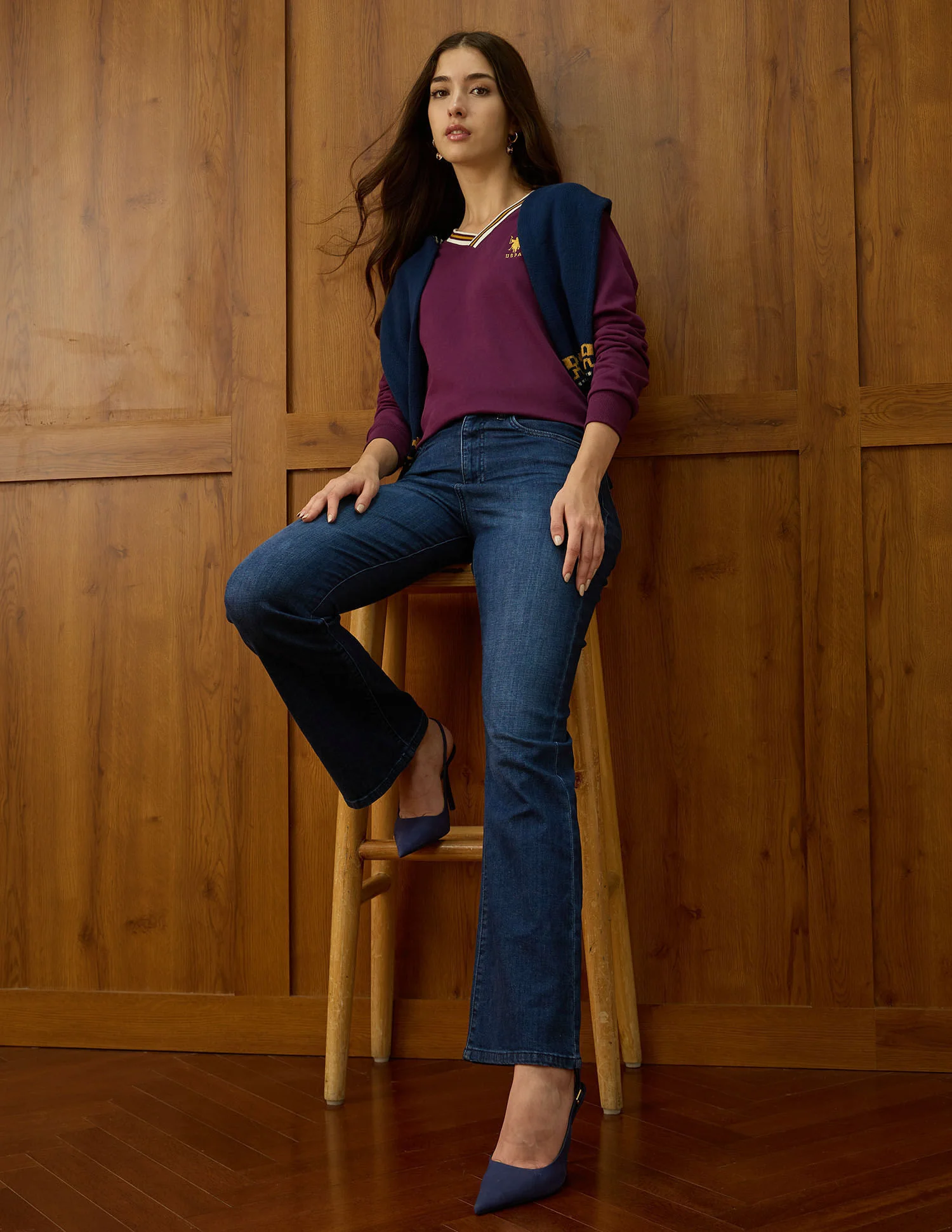 Ultra-High Rise Bootcut Jeans