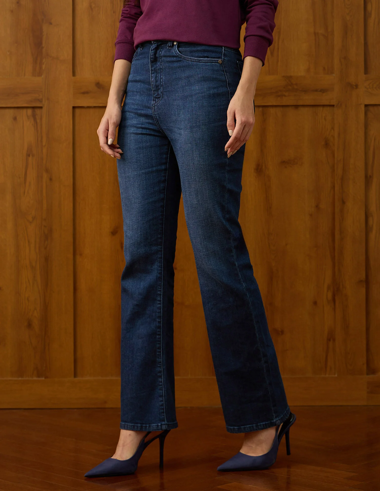 Ultra-High Rise Bootcut Jeans - Image 4