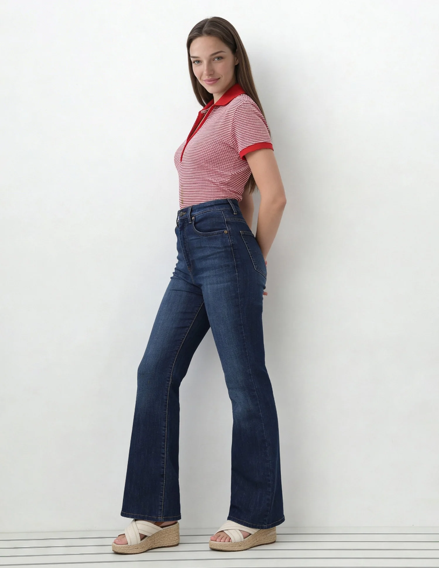 Ultra-High Rise Bootcut Jeans