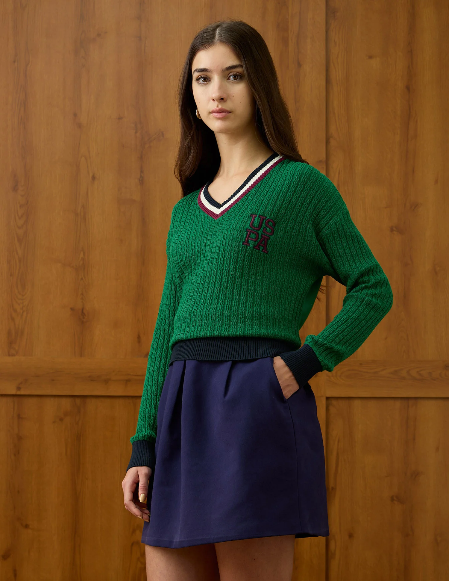 Textured Relaxed Fit Sweater - Image 4