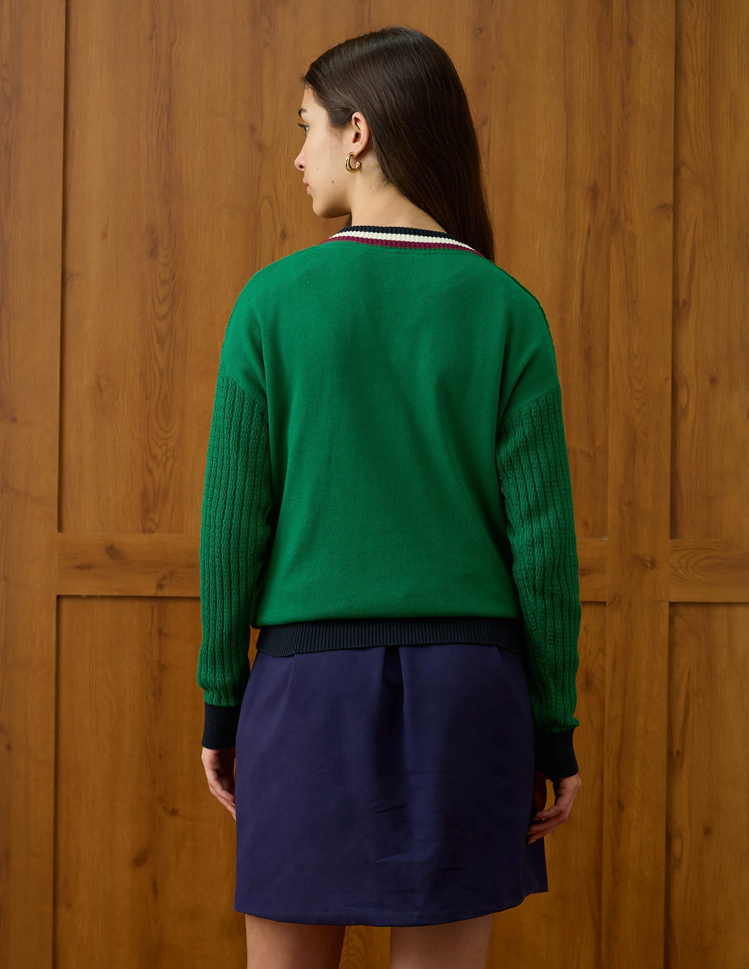 Textured Relaxed Fit Sweater - Image 5