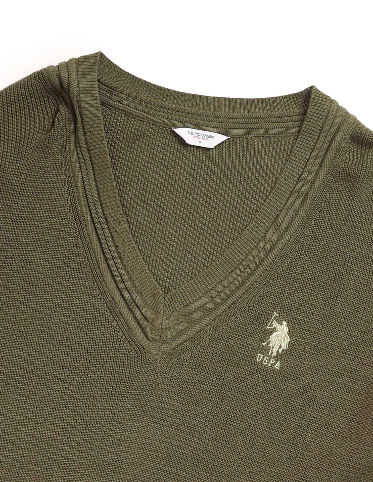 Solid Relaxed Fit Sweater - Image 8