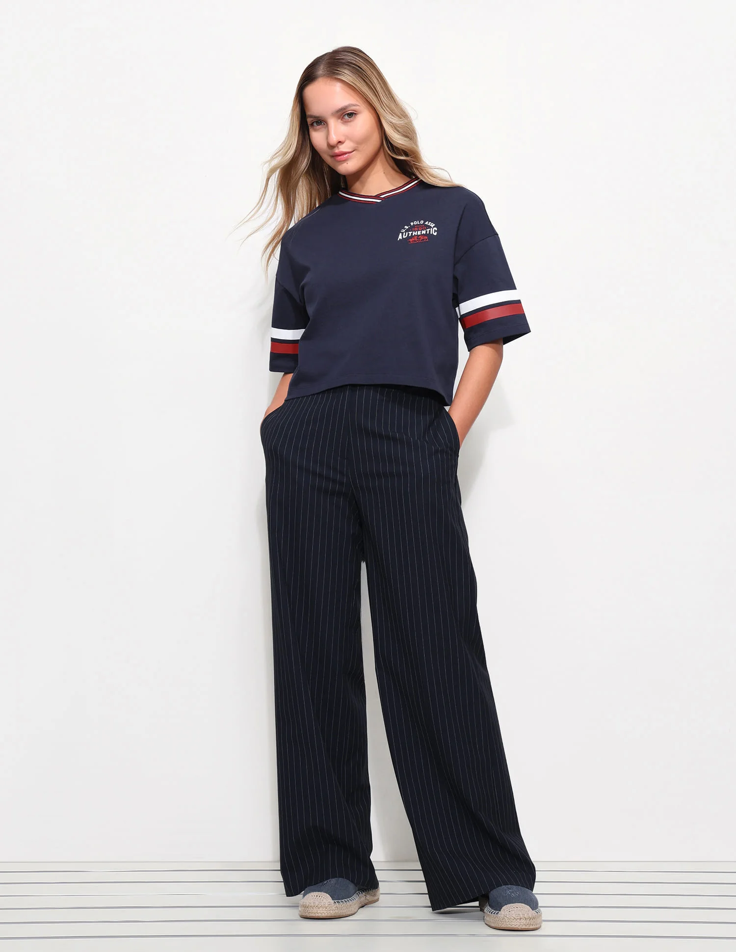 Varsity Relaxed Crop T-Shirt - Image 3